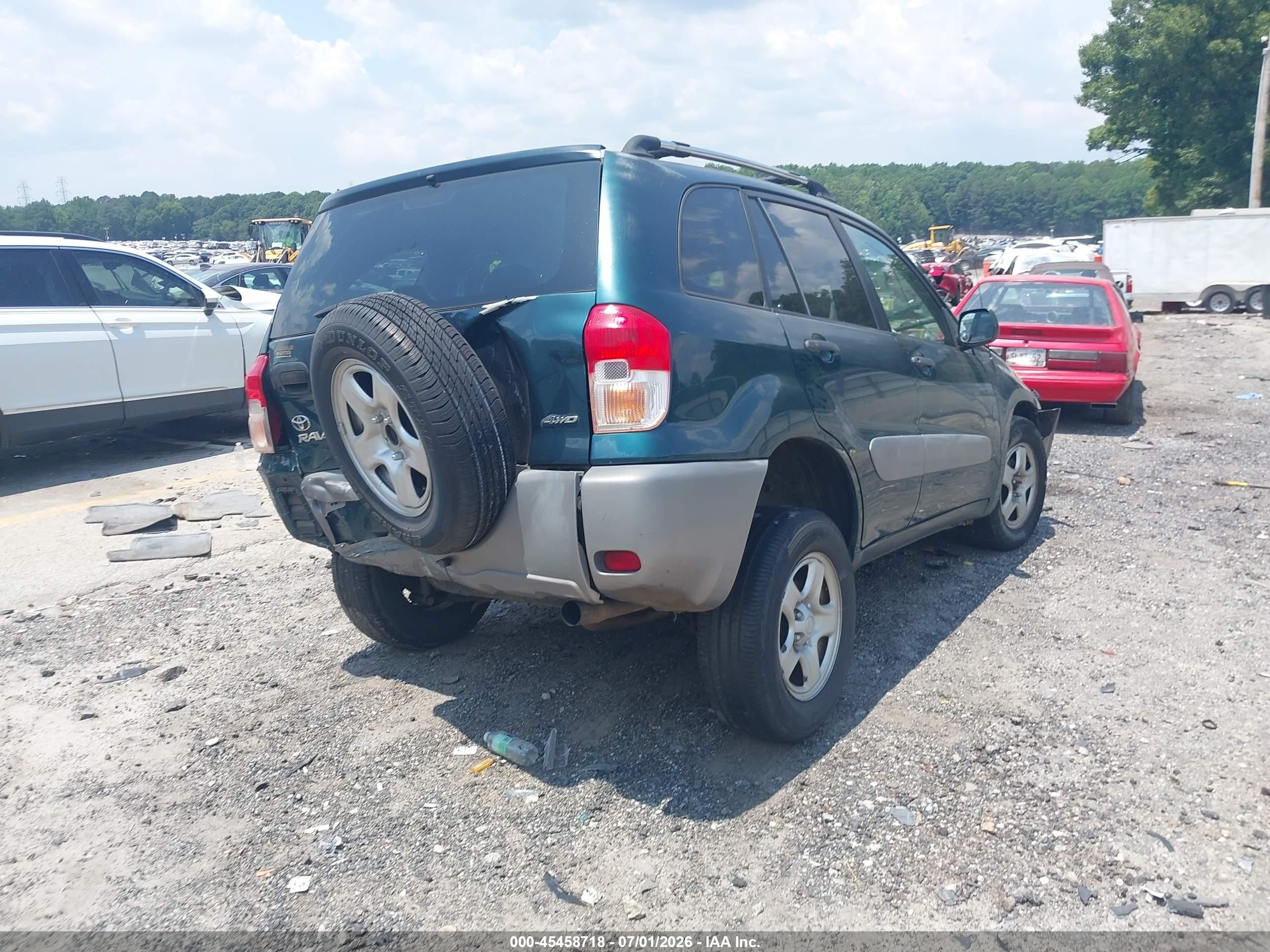 2002 Toyota Rav4   Green vin: JTEHH20V420169665