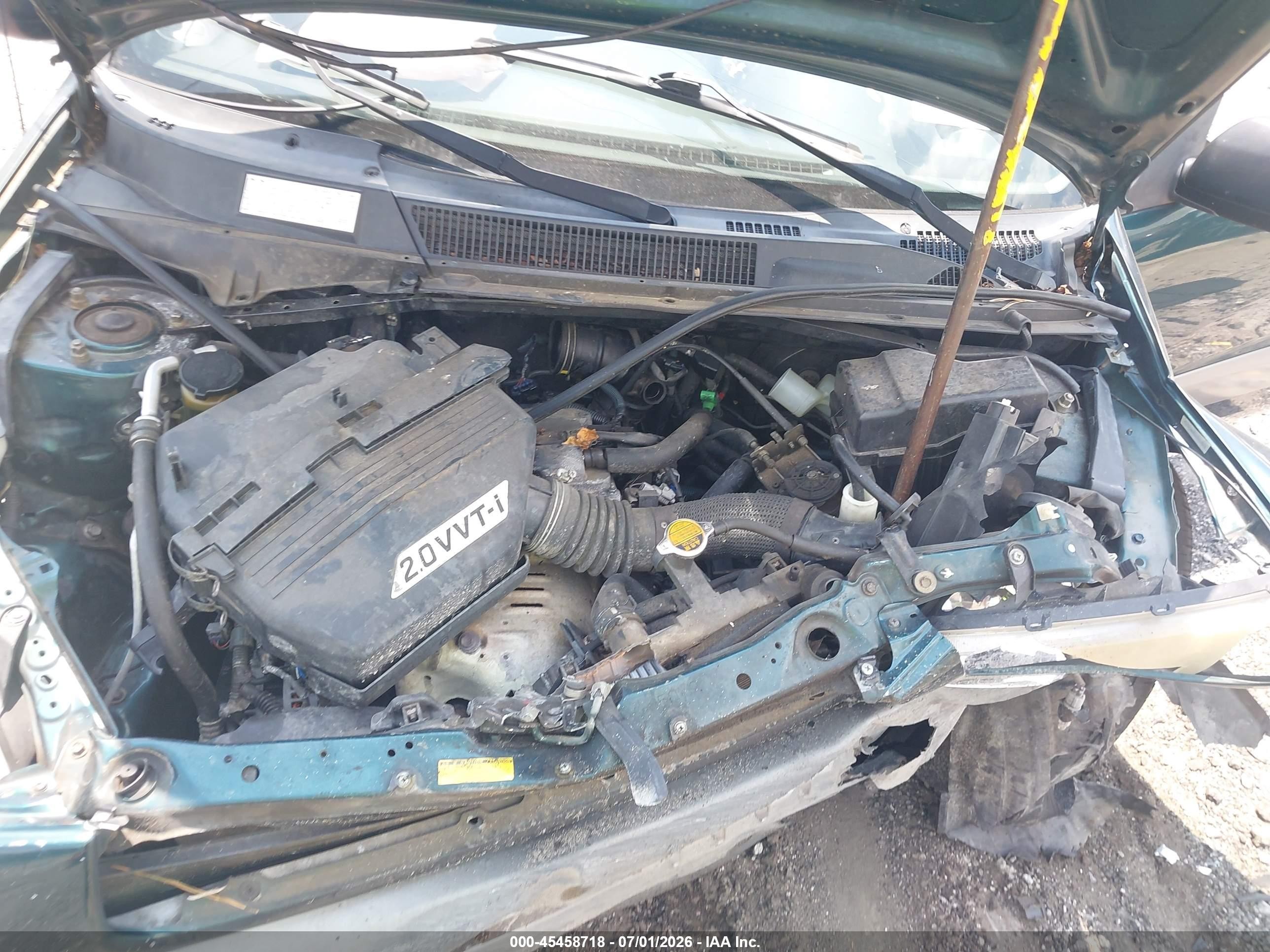 2002 Toyota Rav4   Green vin: JTEHH20V420169665