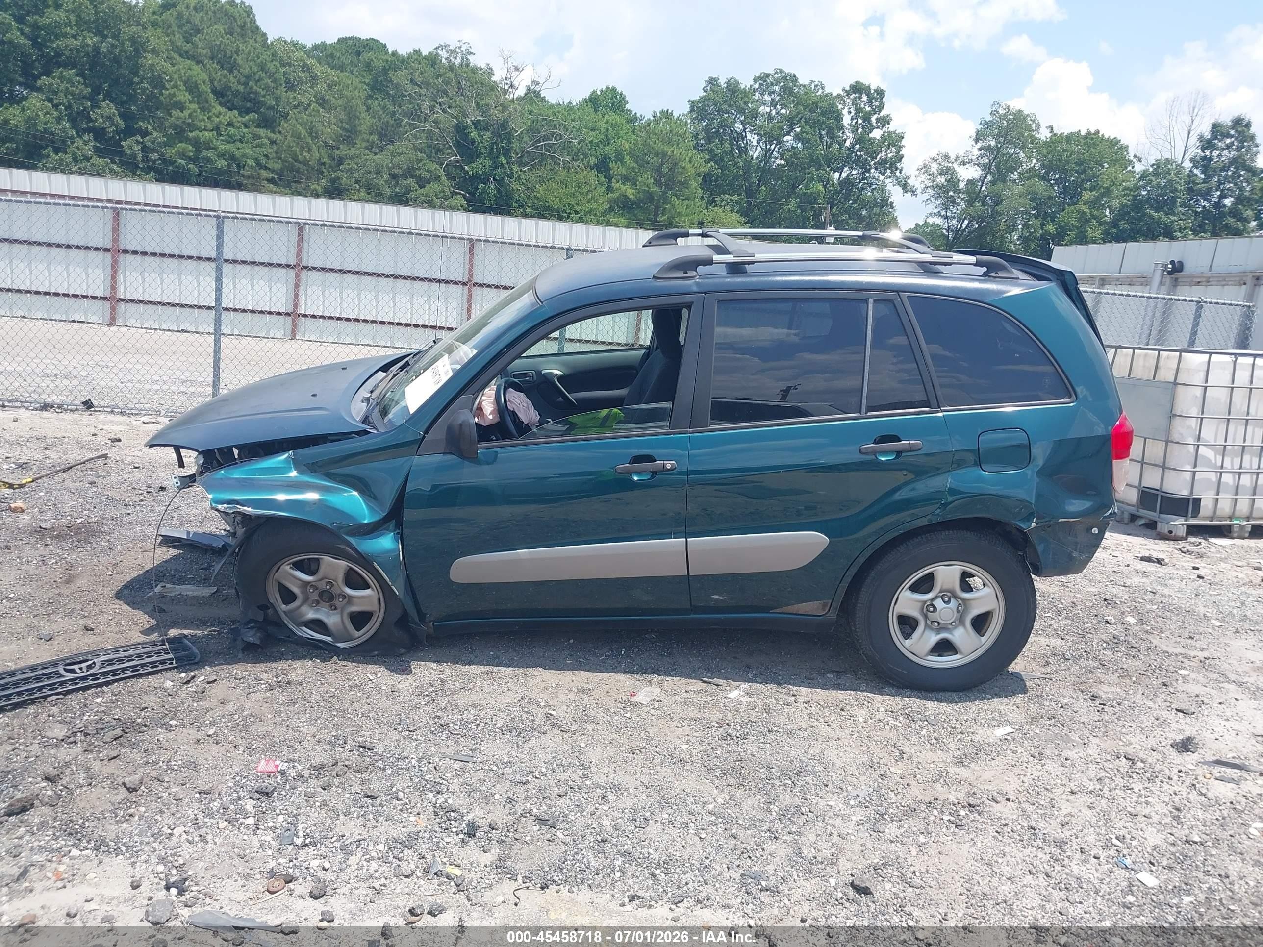 2002 Toyota Rav4   Green vin: JTEHH20V420169665
