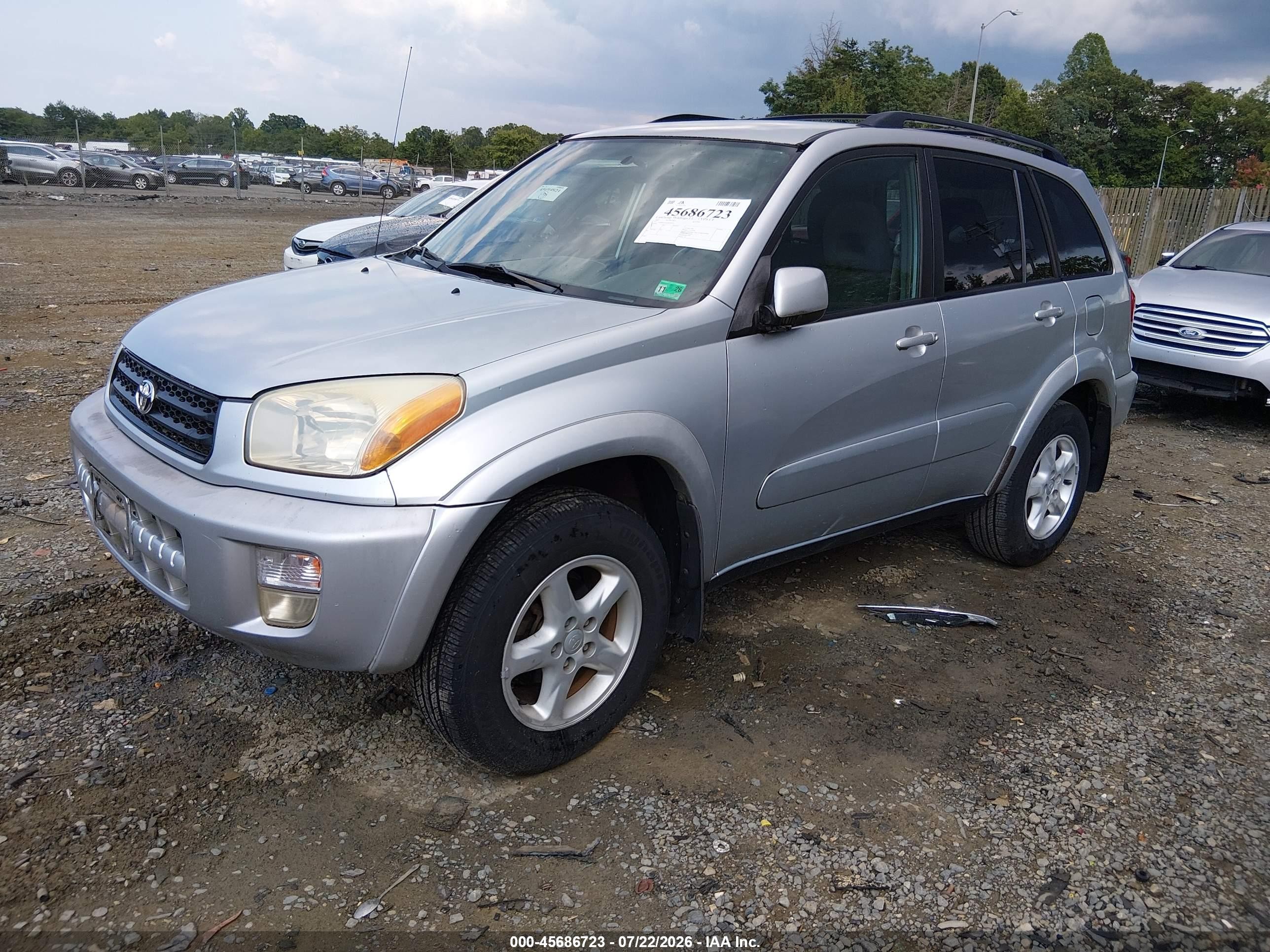 2002 Toyota Rav4   Silver vin: JTEHH20V426029919