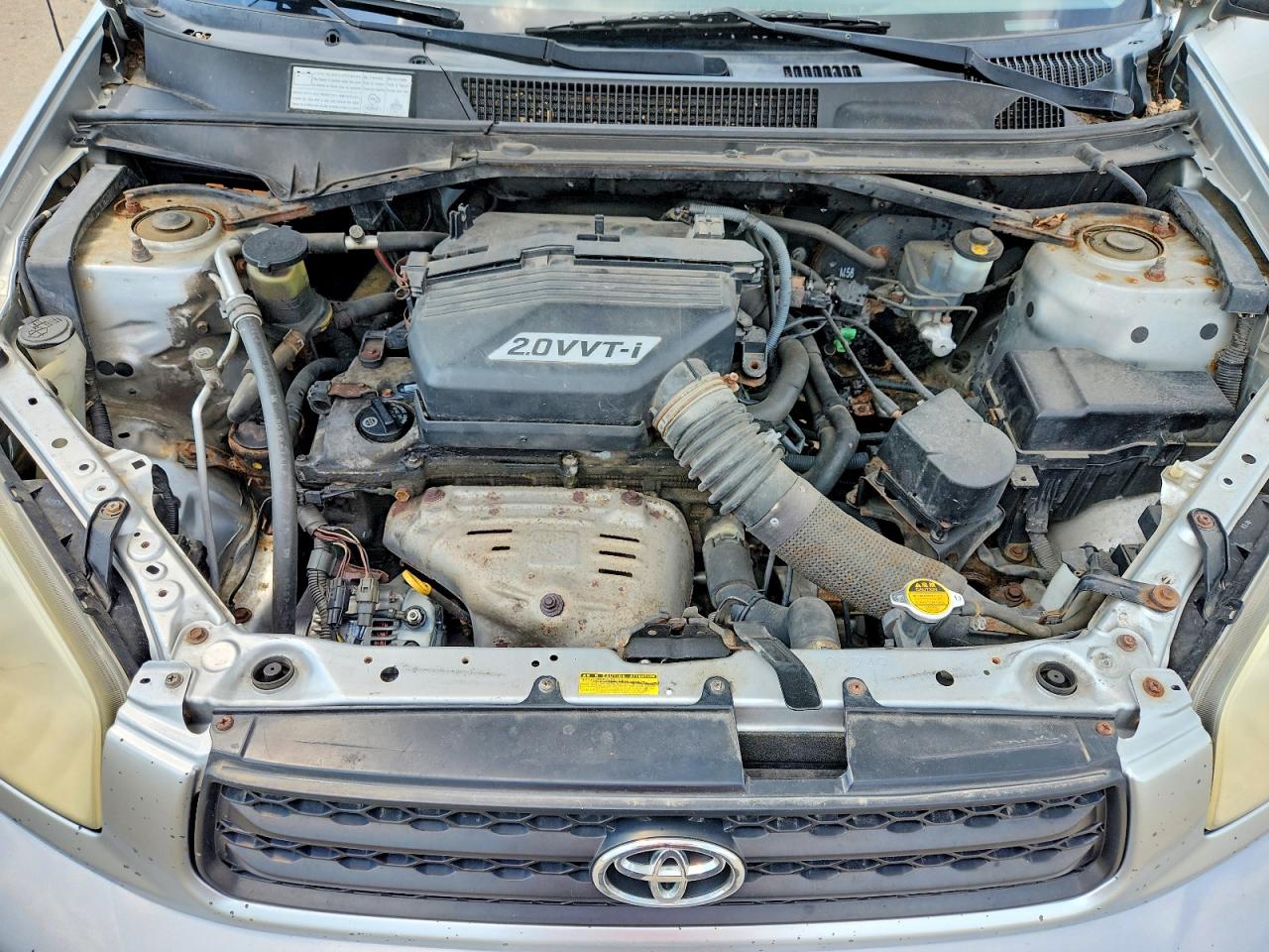 2003 Toyota Rav4 Base Silver vin: JTEHH20V430190369