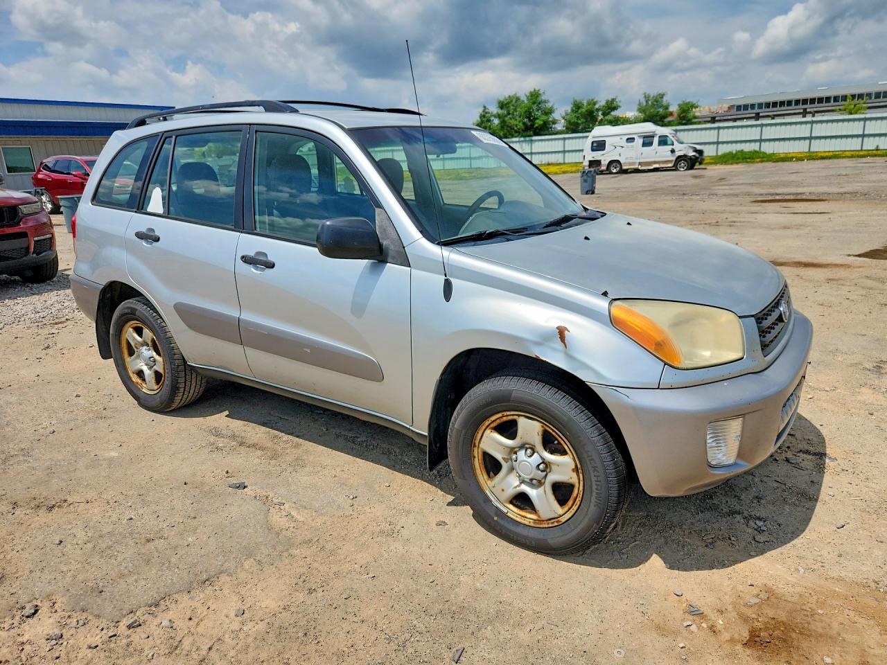 2003 Toyota Rav4 Base Silver vin: JTEHH20V430190369