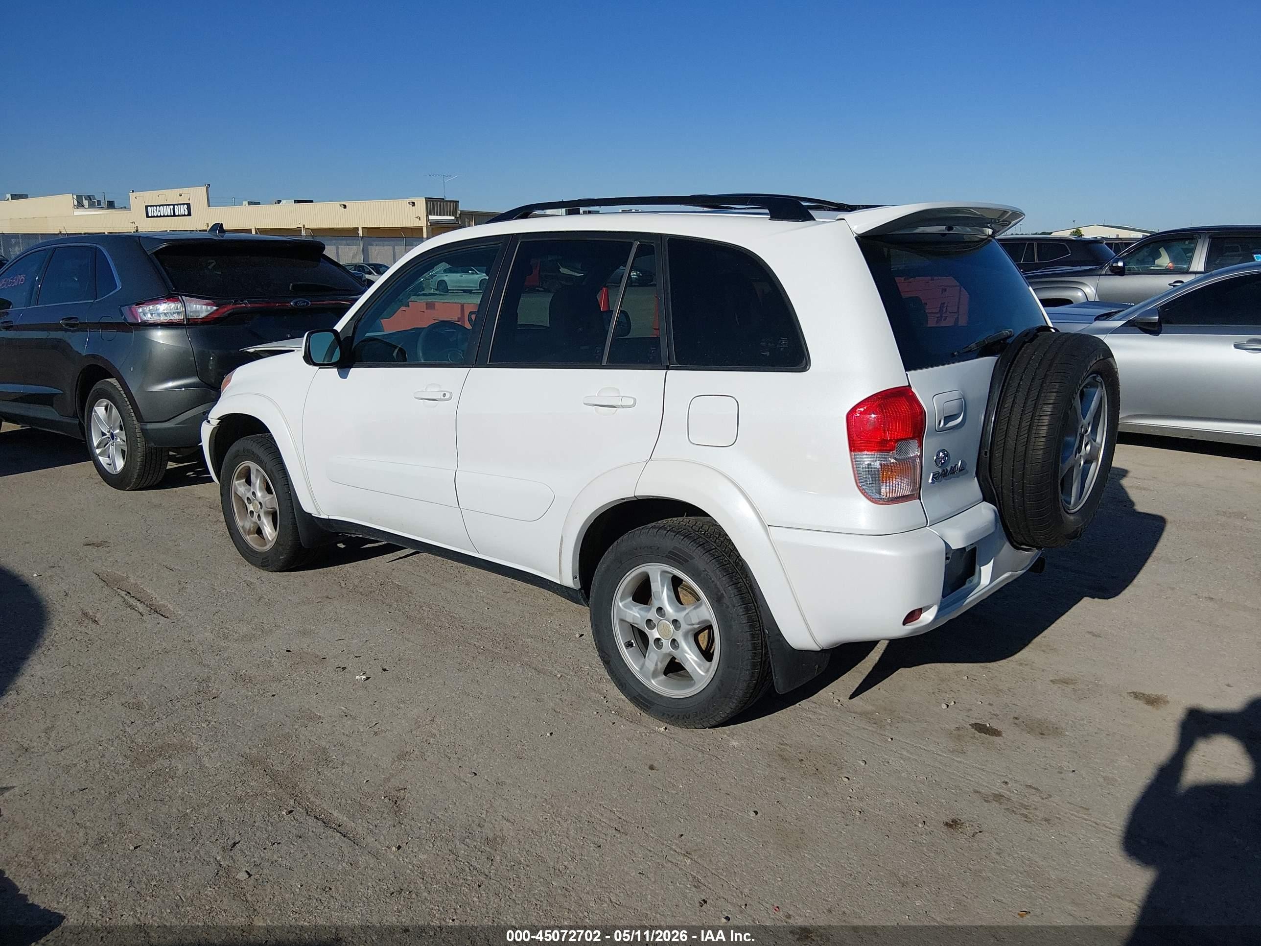 2003 Toyota Rav4   White vin: JTEHH20V430234838