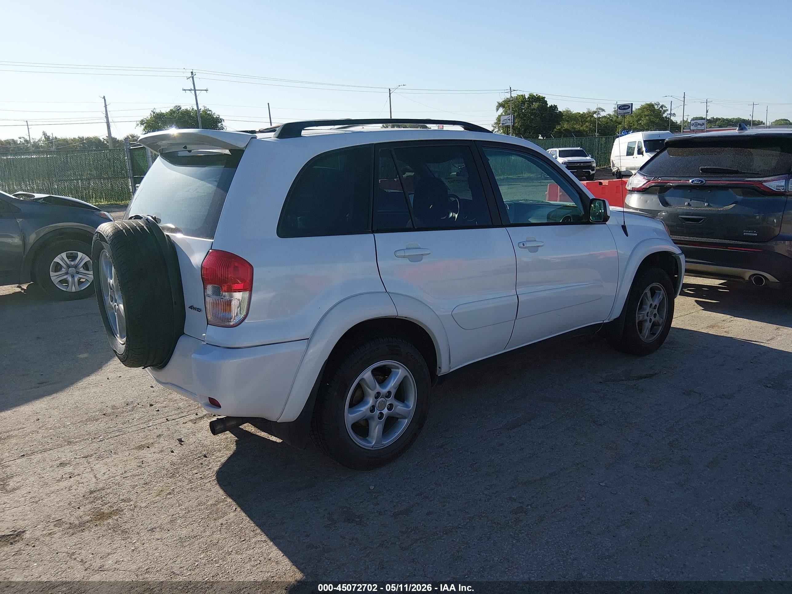 2003 Toyota Rav4   White vin: JTEHH20V430234838