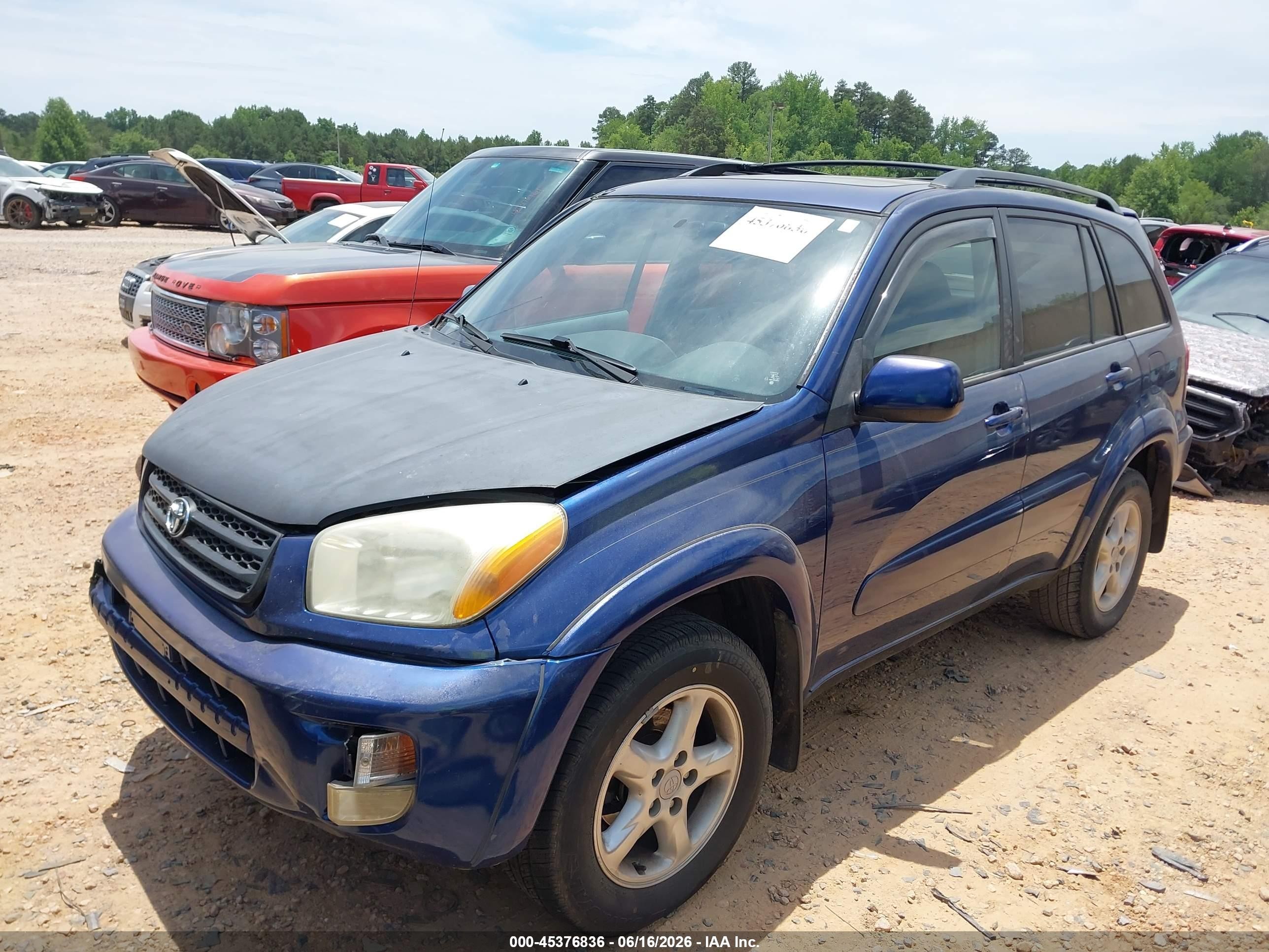 2003 Toyota Rav4   Dark Blue vin: JTEHH20V436085098