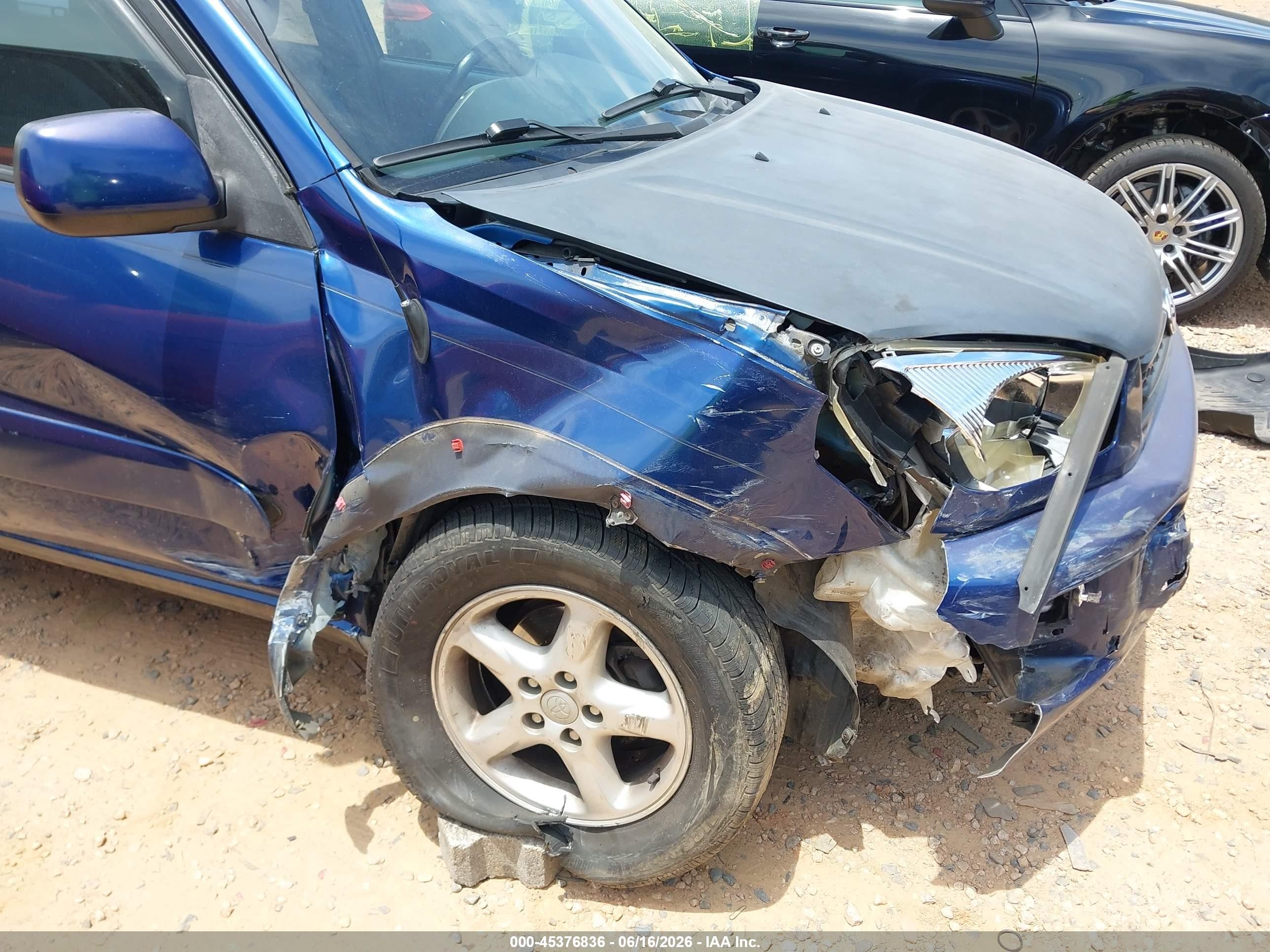 2003 Toyota Rav4   Dark Blue vin: JTEHH20V436085098