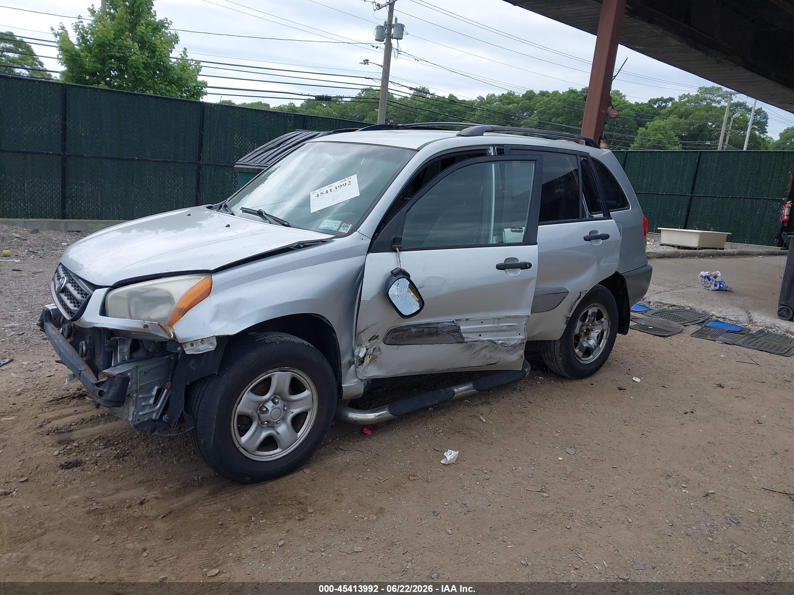 2003 Toyota Rav4   Gray vin: JTEHH20V436086204