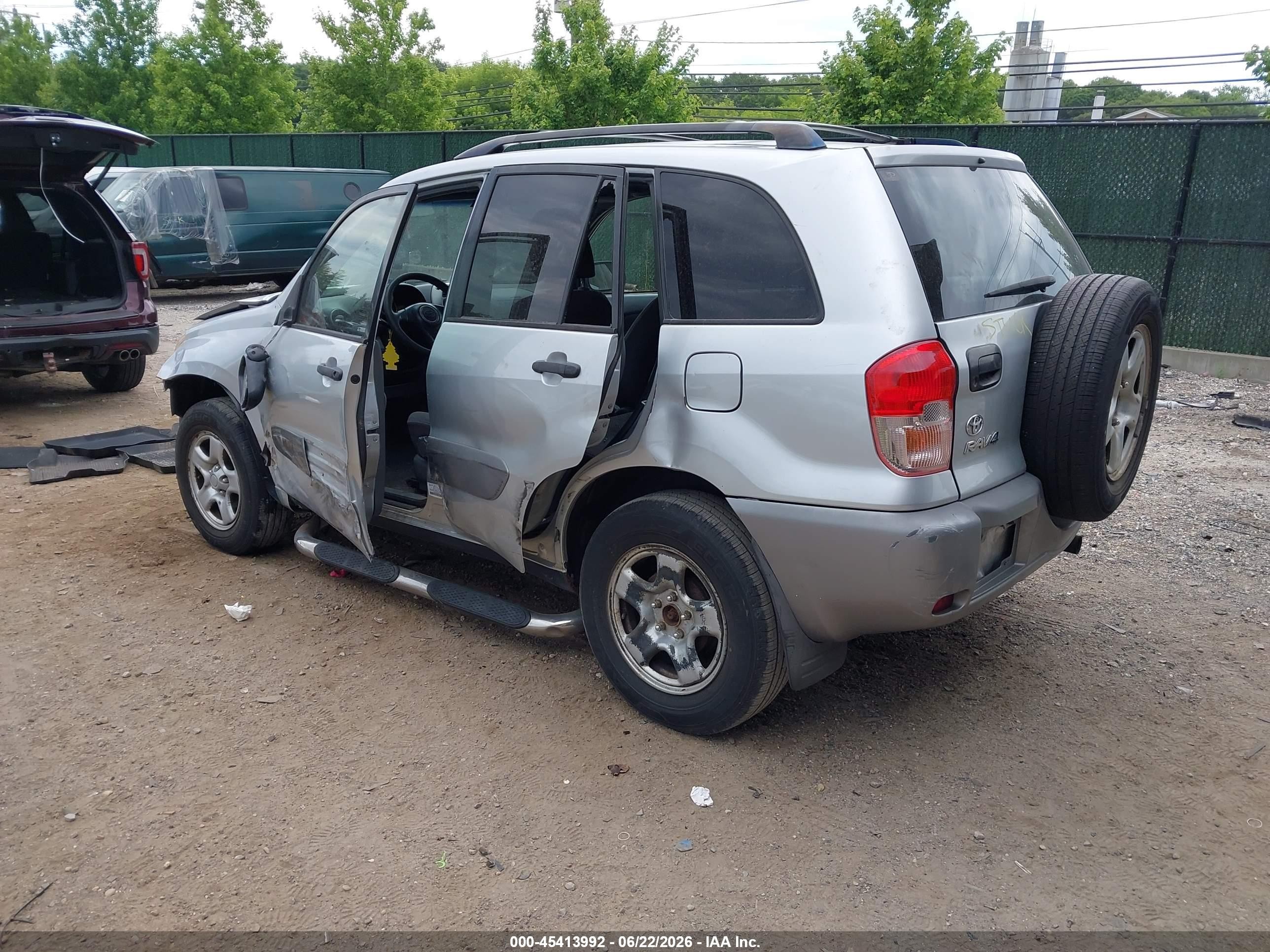 2003 Toyota Rav4   Gray vin: JTEHH20V436086204