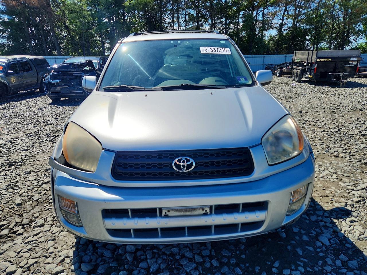2002 Toyota Rav4 Base Silver vin: JTEHH20V520175281