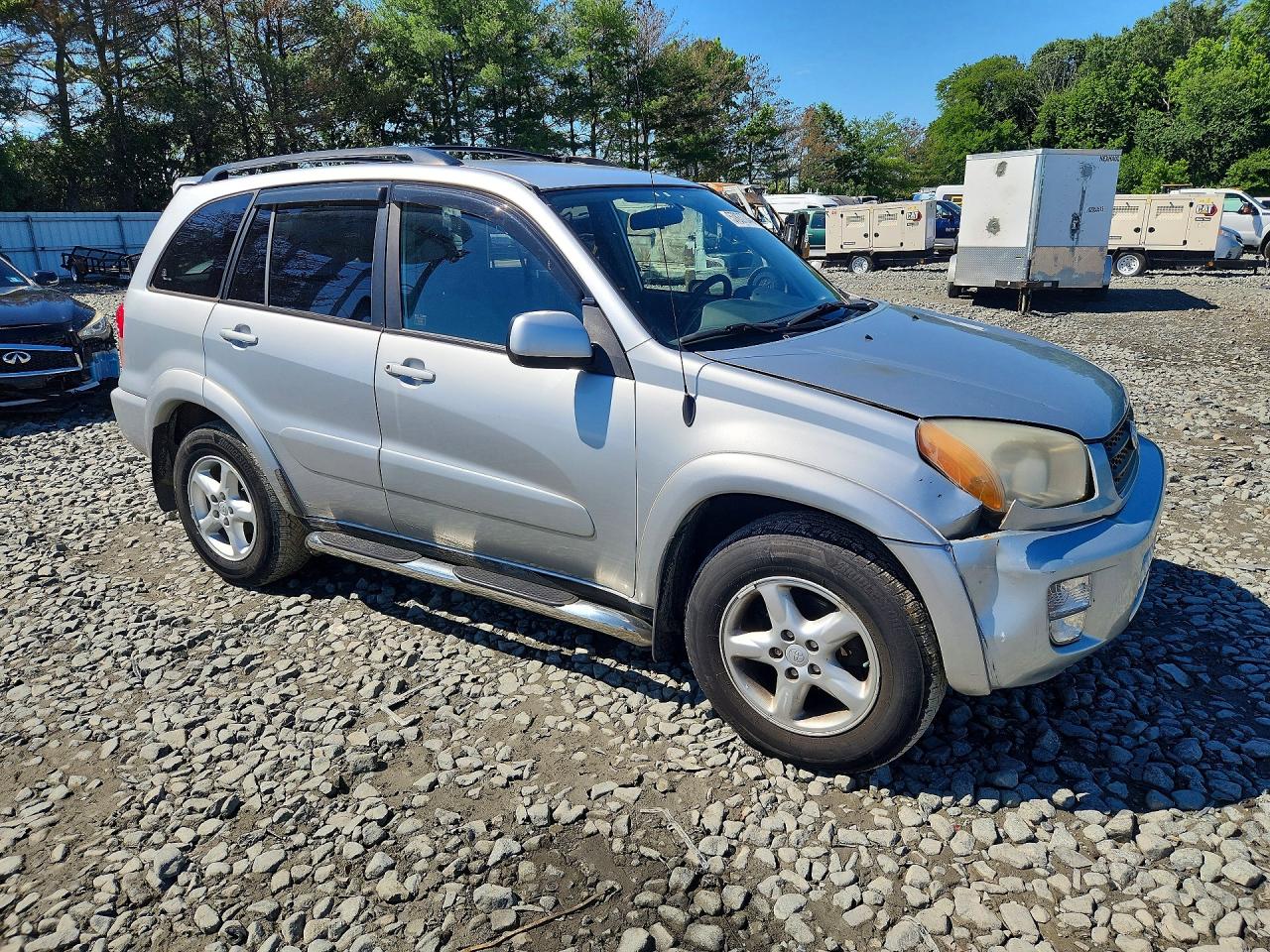 2002 Toyota Rav4 Base Silver vin: JTEHH20V520175281