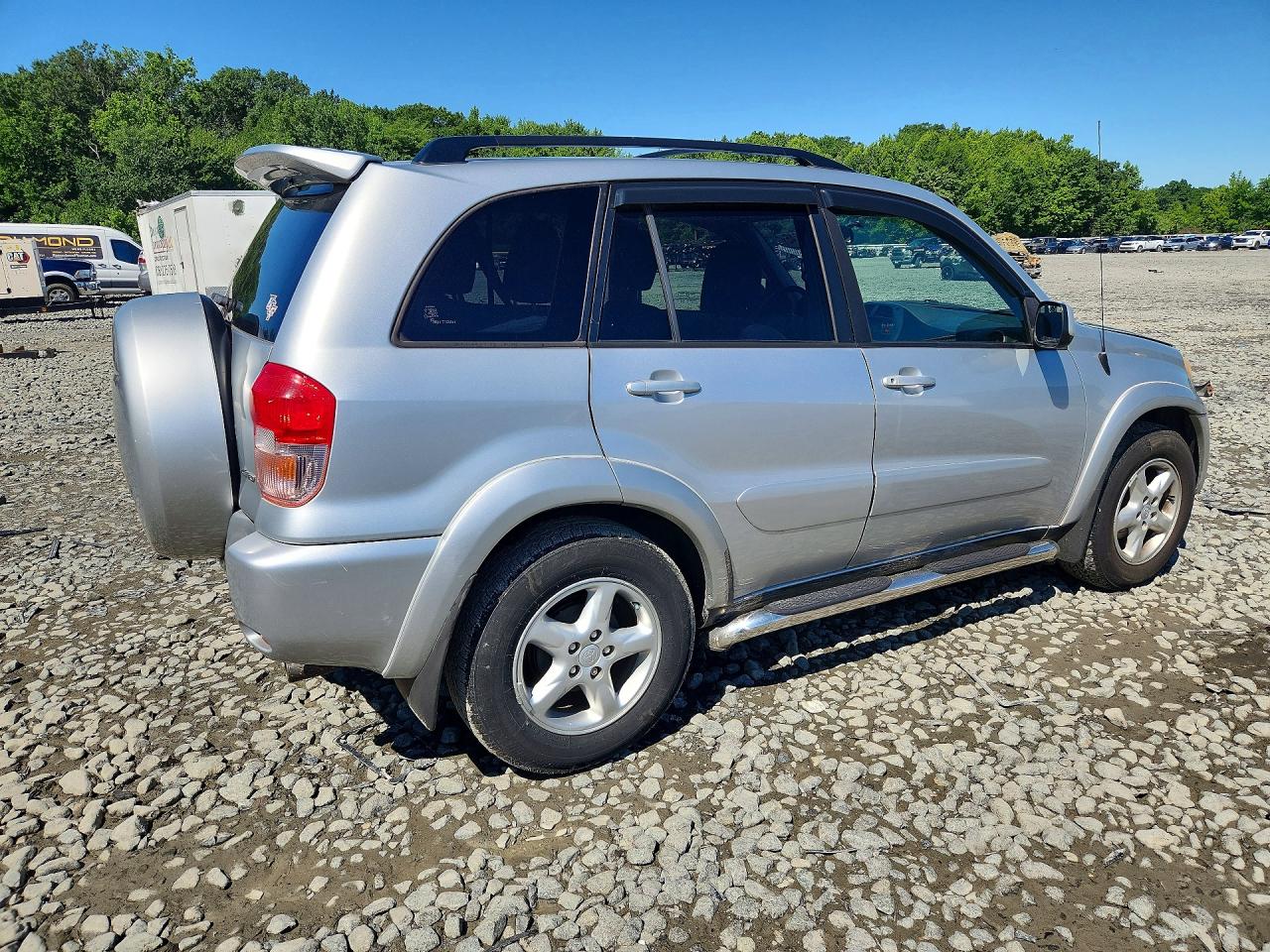 2002 Toyota Rav4 Base Silver vin: JTEHH20V520175281