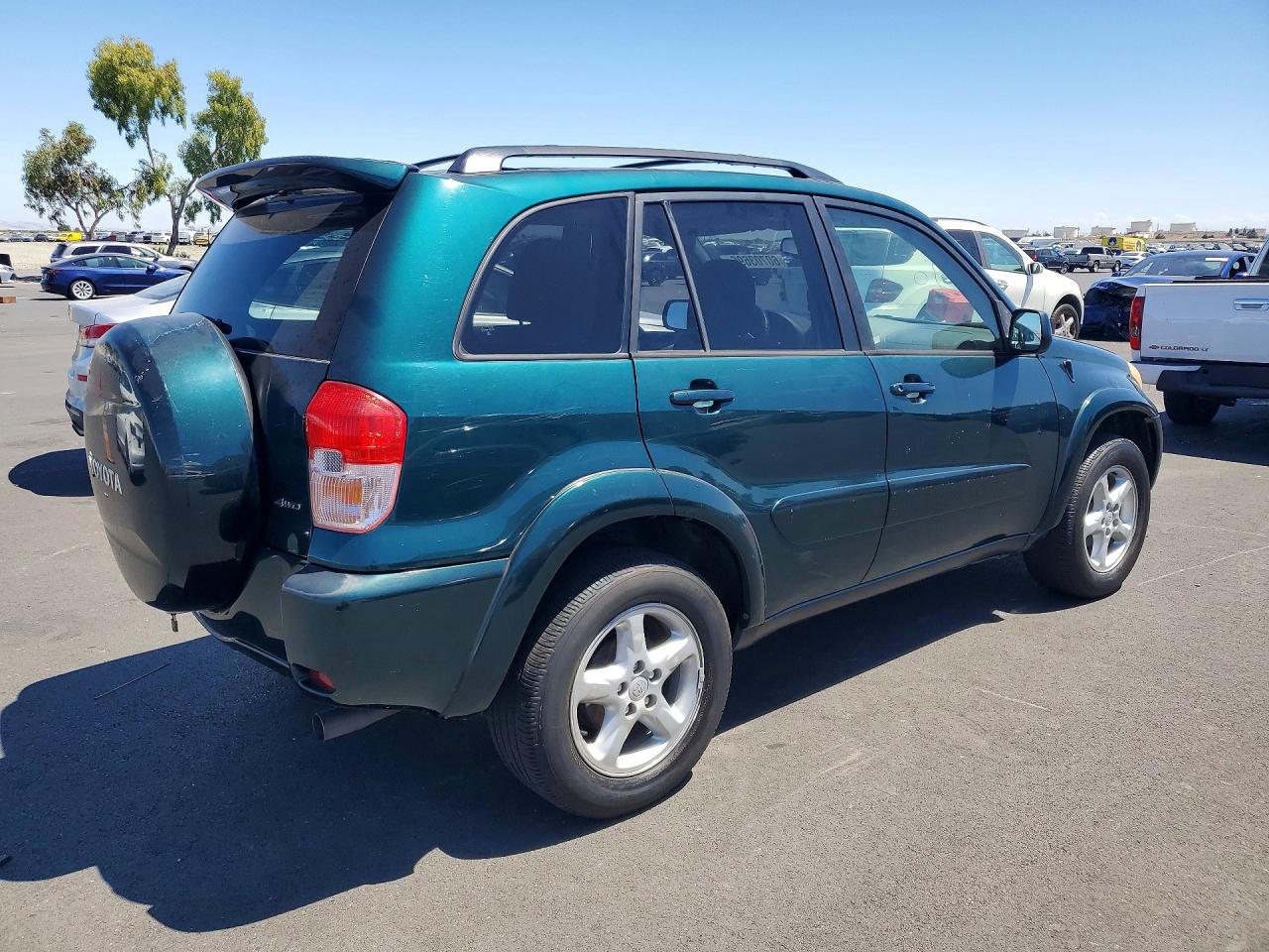 2002 Toyota Rav4 Base Green vin: JTEHH20V526062296