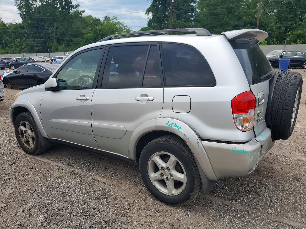 2003 Toyota Rav4 Base Silver vin: JTEHH20V530227218