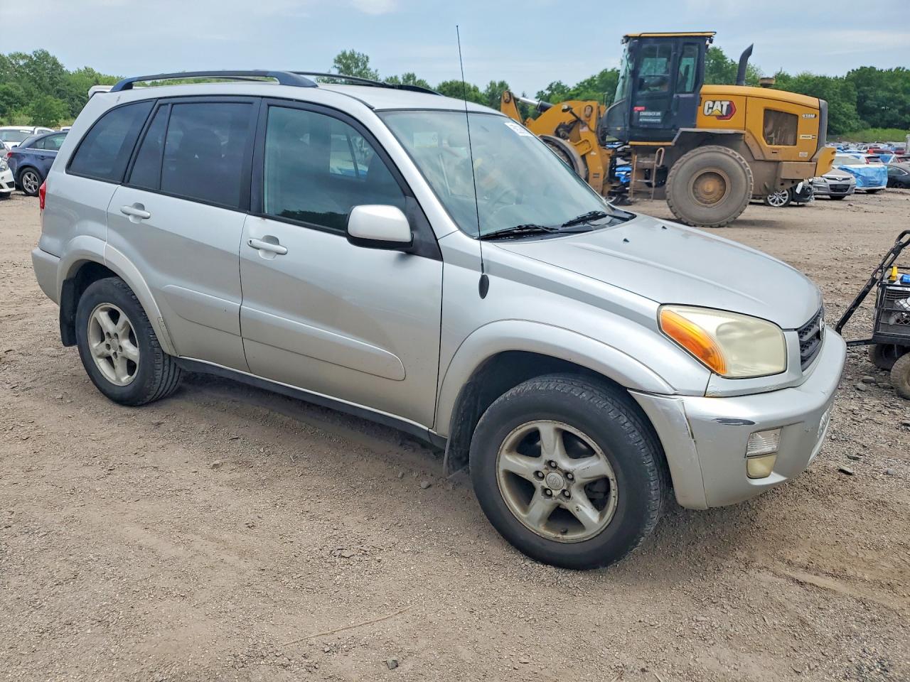2003 Toyota Rav4 Base Silver vin: JTEHH20V530227218