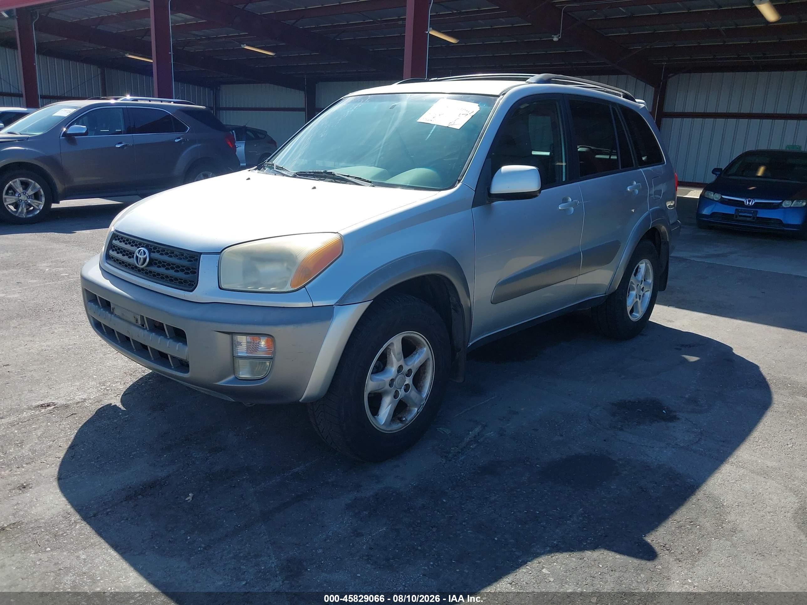 2001 Toyota Rav4   Silver vin: JTEHH20V610053205