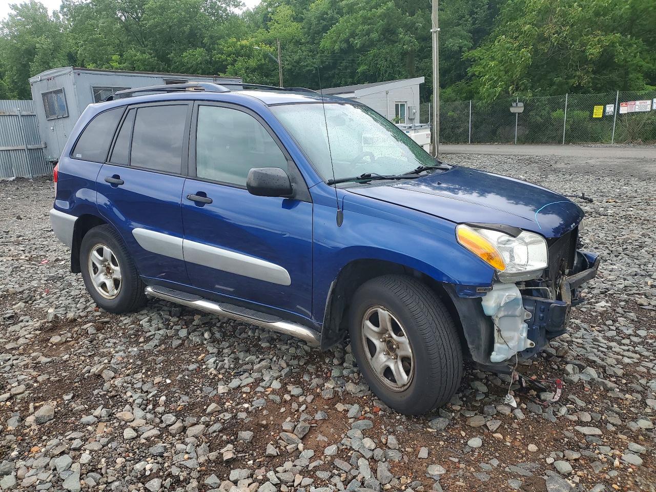 2002 Toyota Rav4 Base Blue vin: JTEHH20V620159400