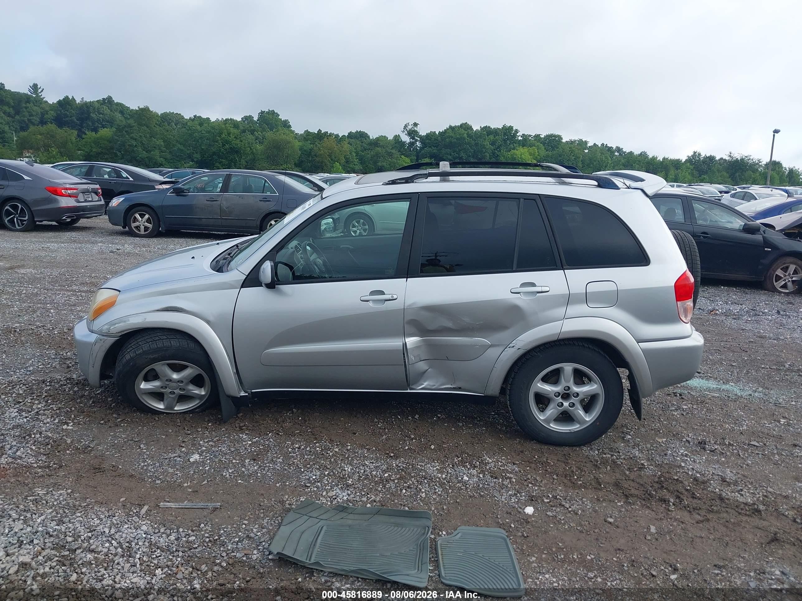 2002 Toyota Rav4   Серебряный vin: JTEHH20V626016833