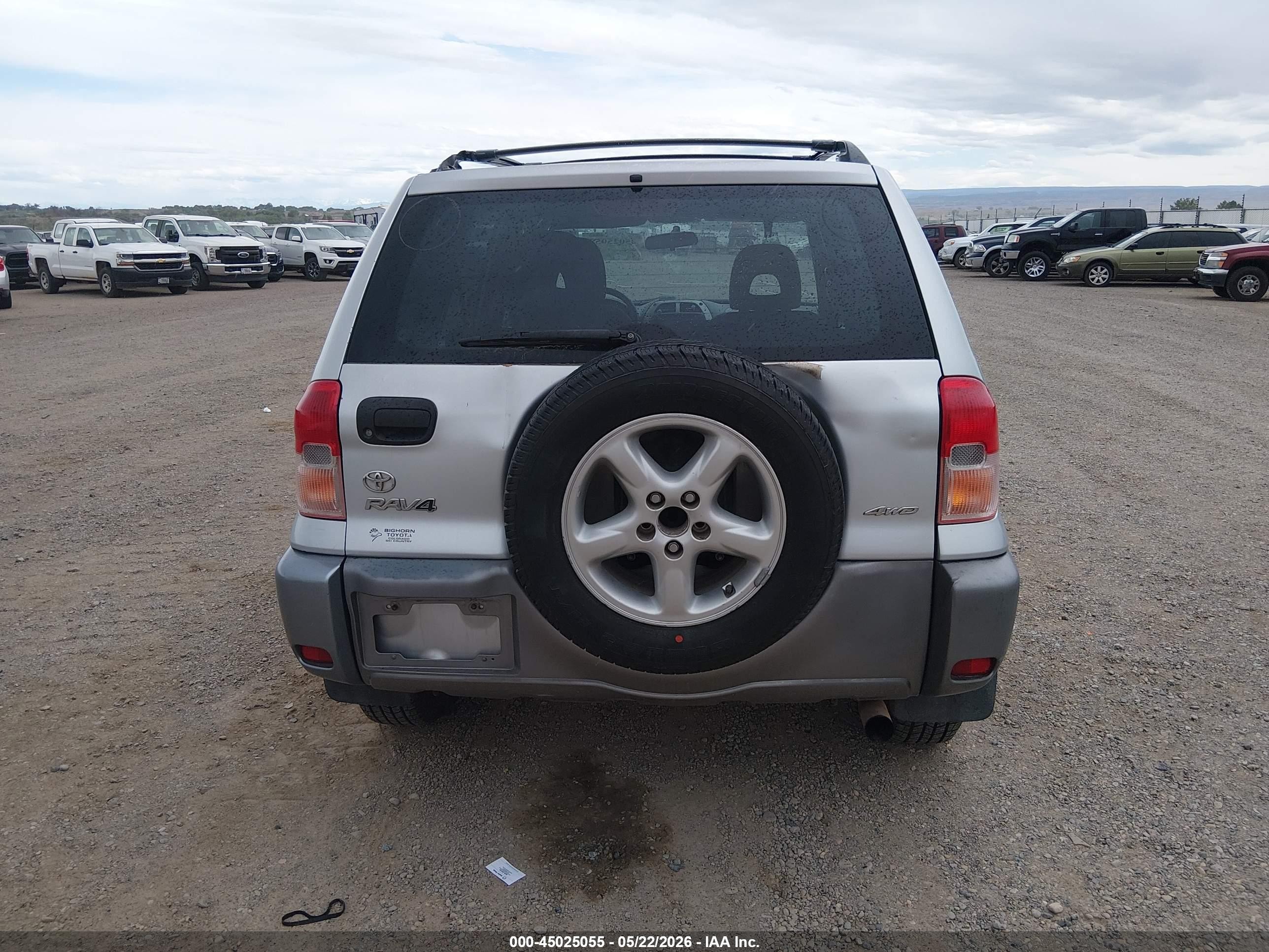 2002 Toyota Rav4   Silver vin: JTEHH20V626019652