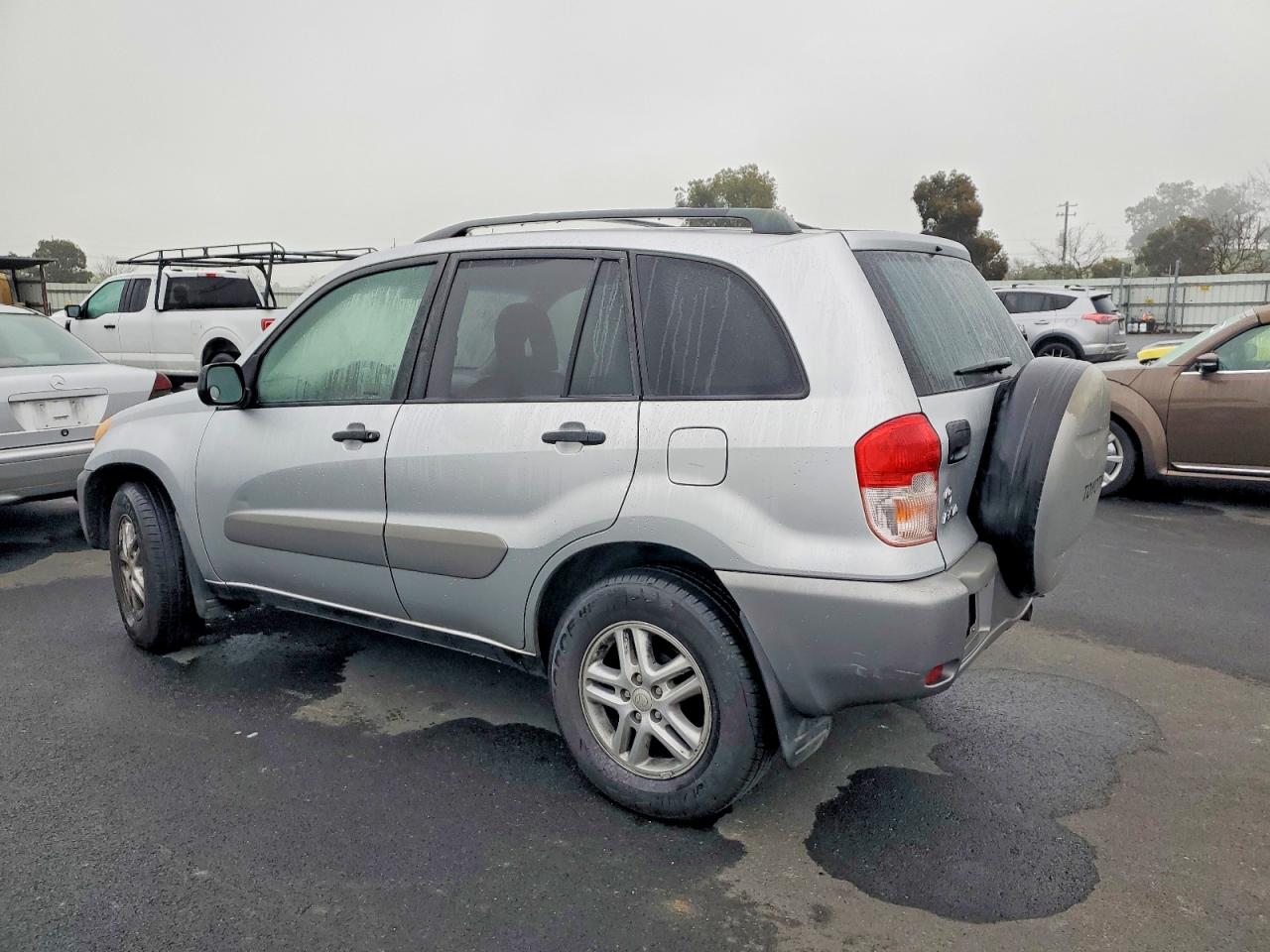 2003 Toyota Rav4 Base Silver vin: JTEHH20V636090092