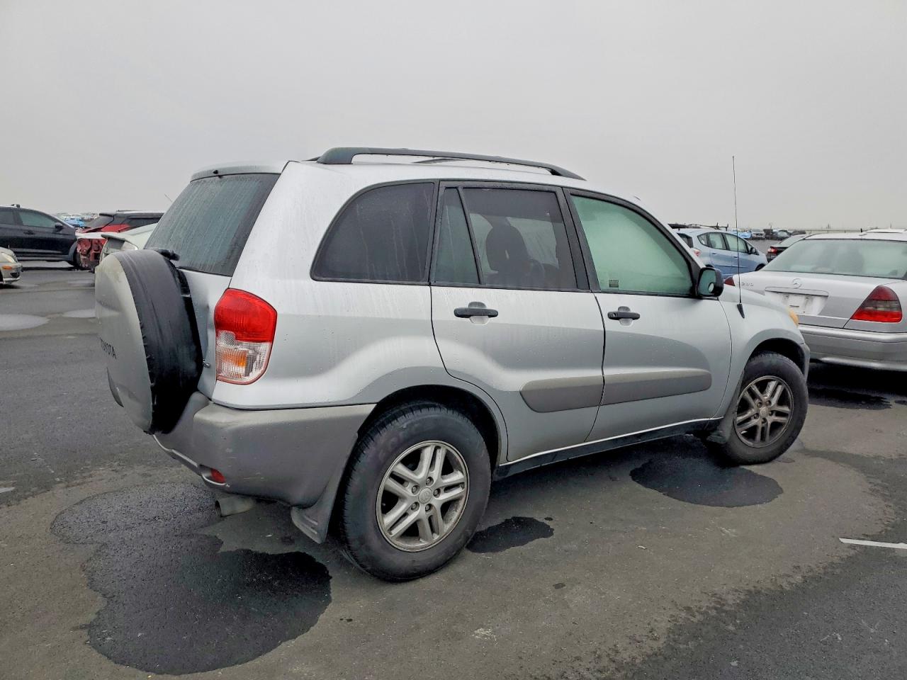 2003 Toyota Rav4 Base Silver vin: JTEHH20V636090092