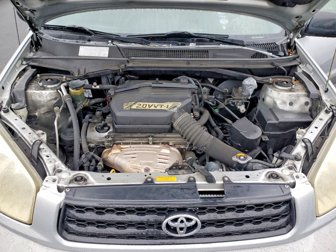 2003 Toyota Rav4 Base Silver vin: JTEHH20V636090092