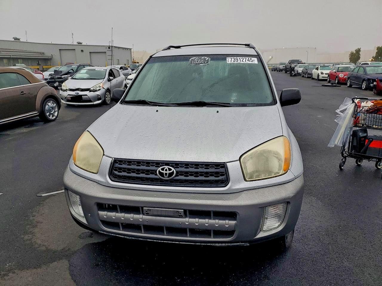 2003 Toyota Rav4 Base Silver vin: JTEHH20V636090092