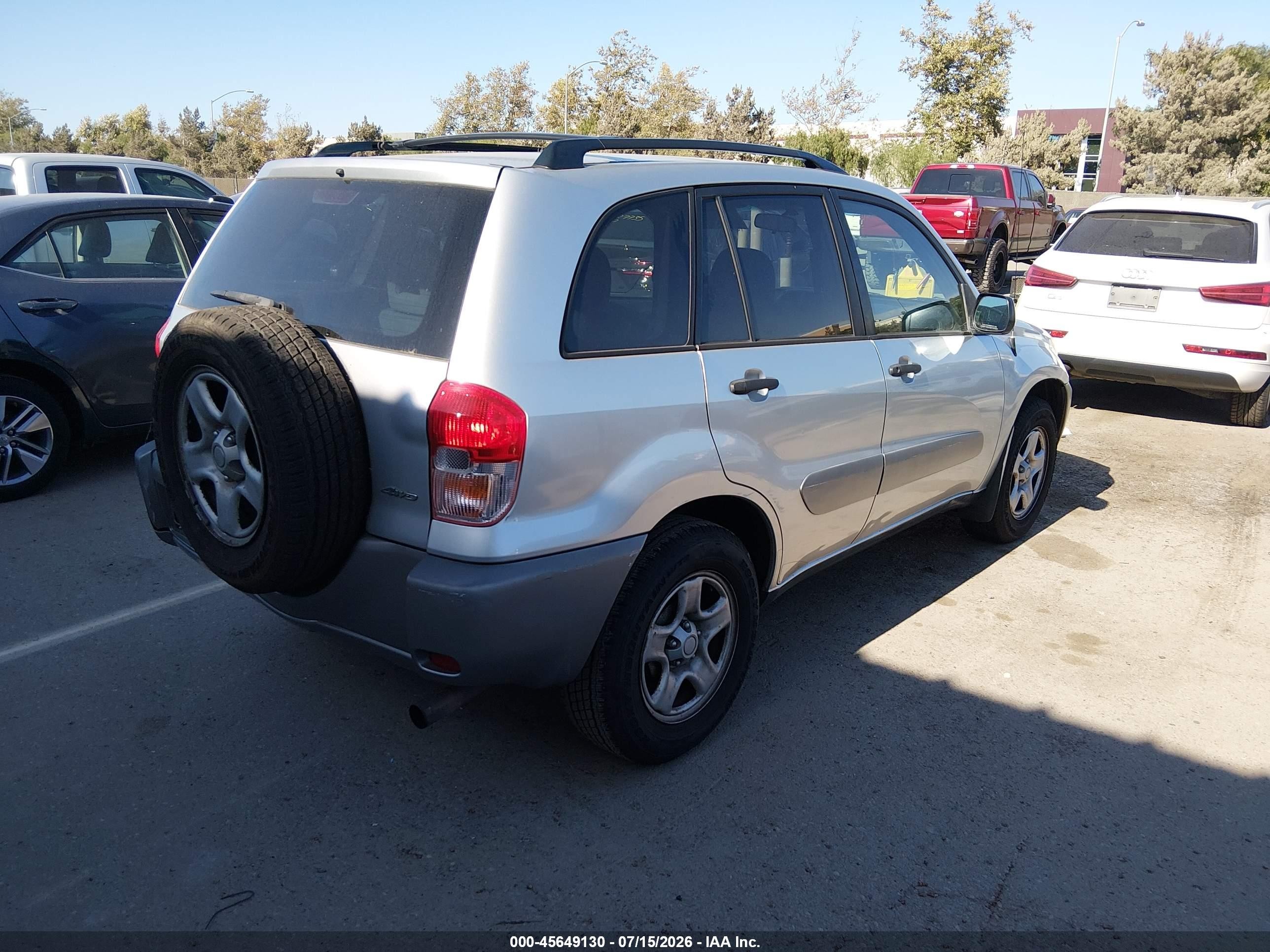 2003 Toyota Rav4   Silver vin: JTEHH20V636095440