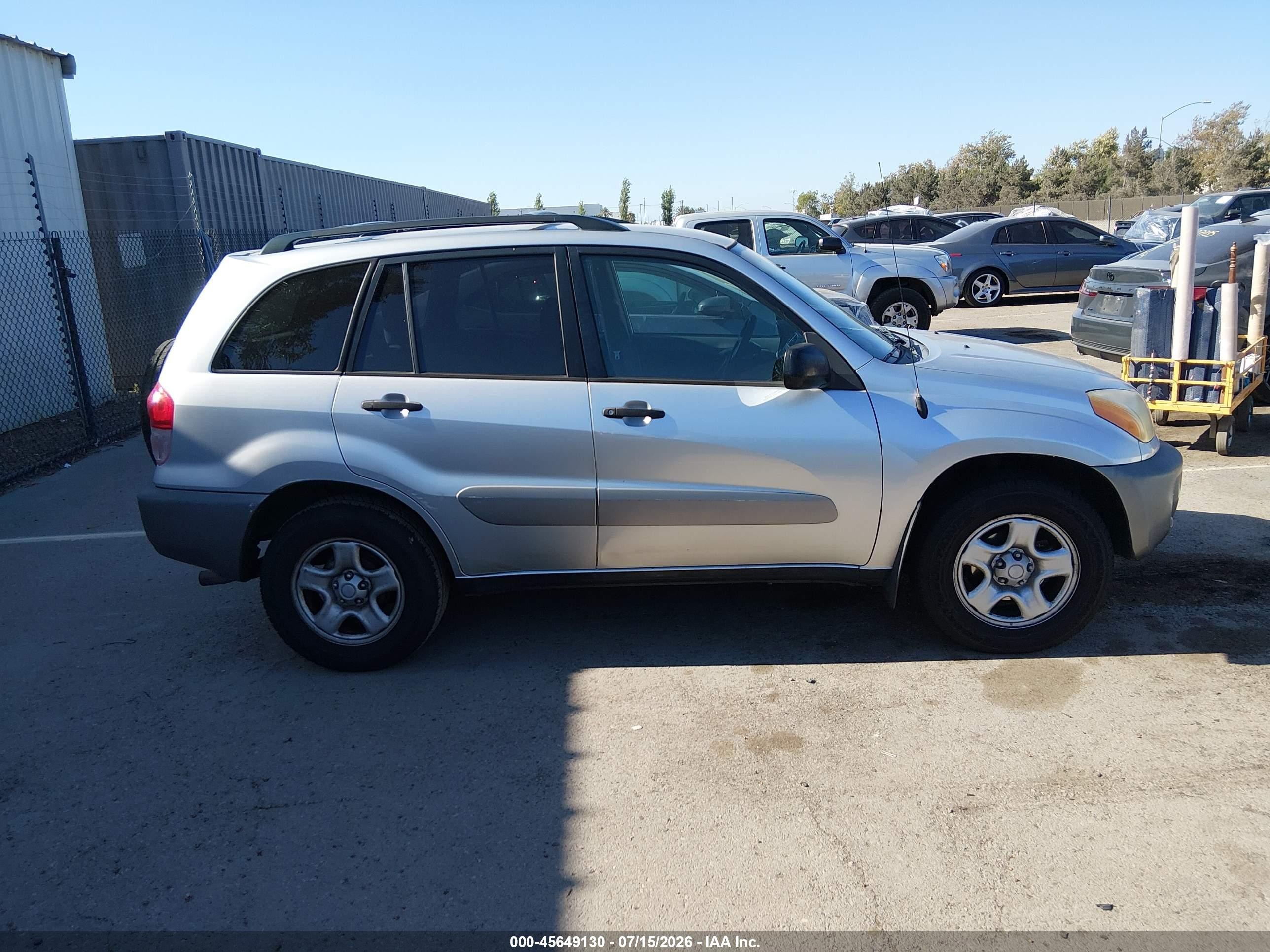 2003 Toyota Rav4   Silver vin: JTEHH20V636095440