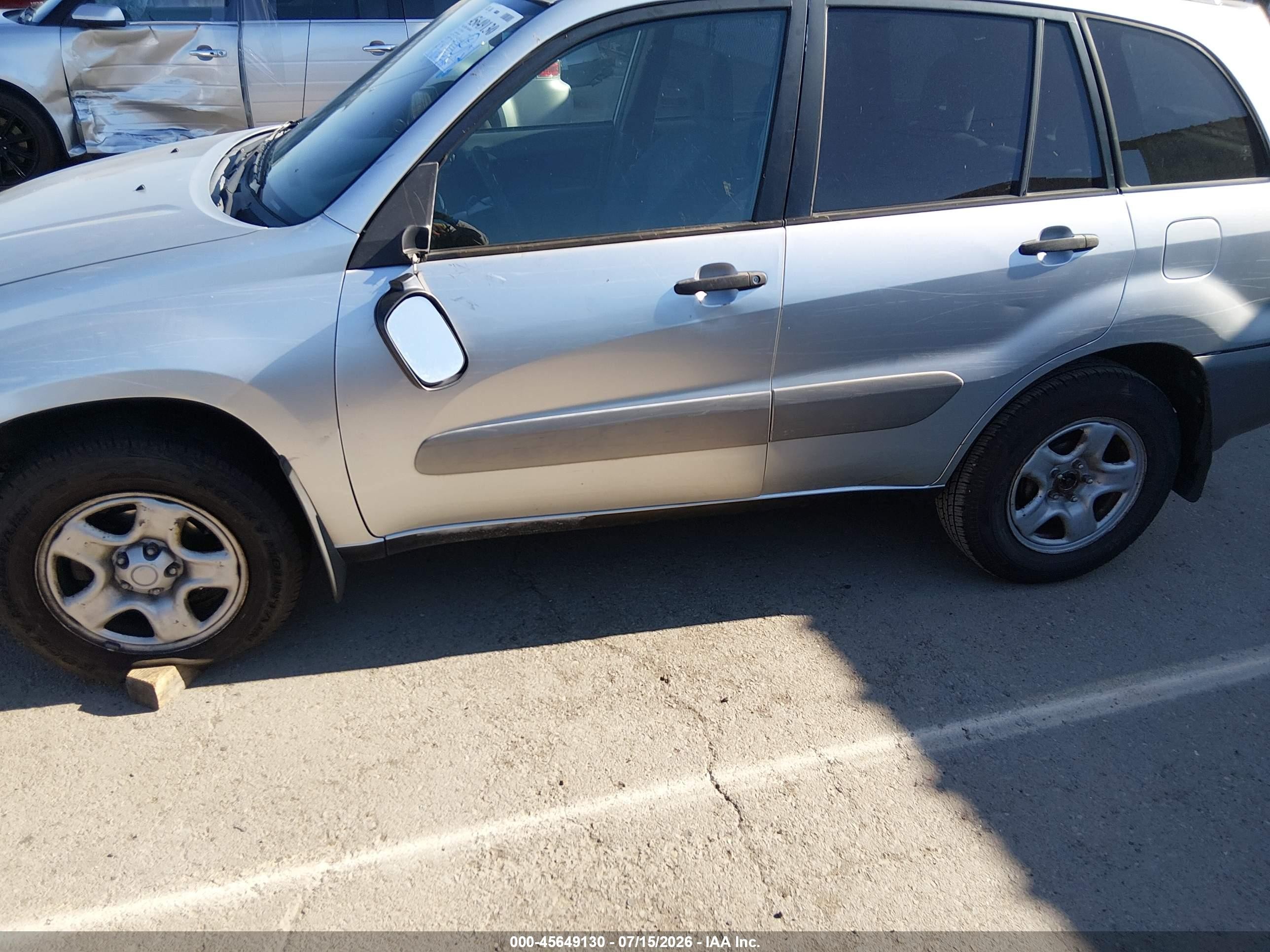 2003 Toyota Rav4   Silver vin: JTEHH20V636095440