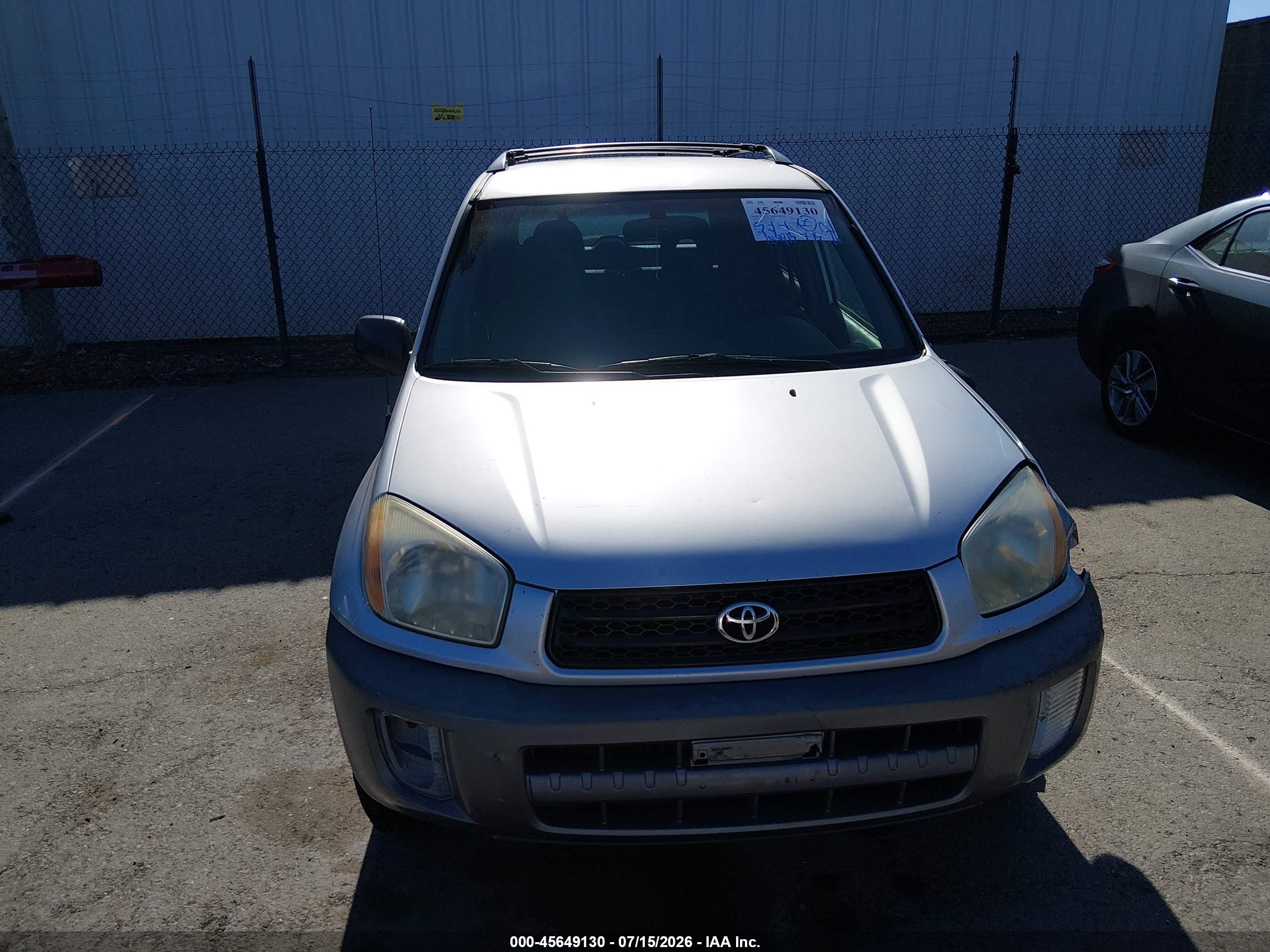2003 Toyota Rav4   Silver vin: JTEHH20V636095440