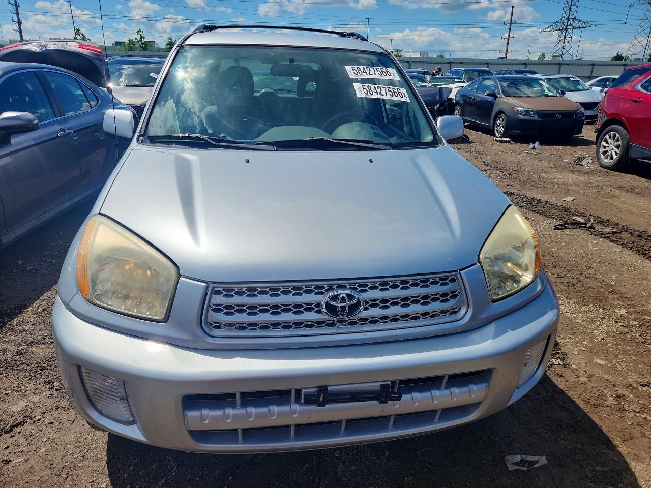 2001 Toyota Rav4 Base Серебряный vin: JTEHH20V710102394