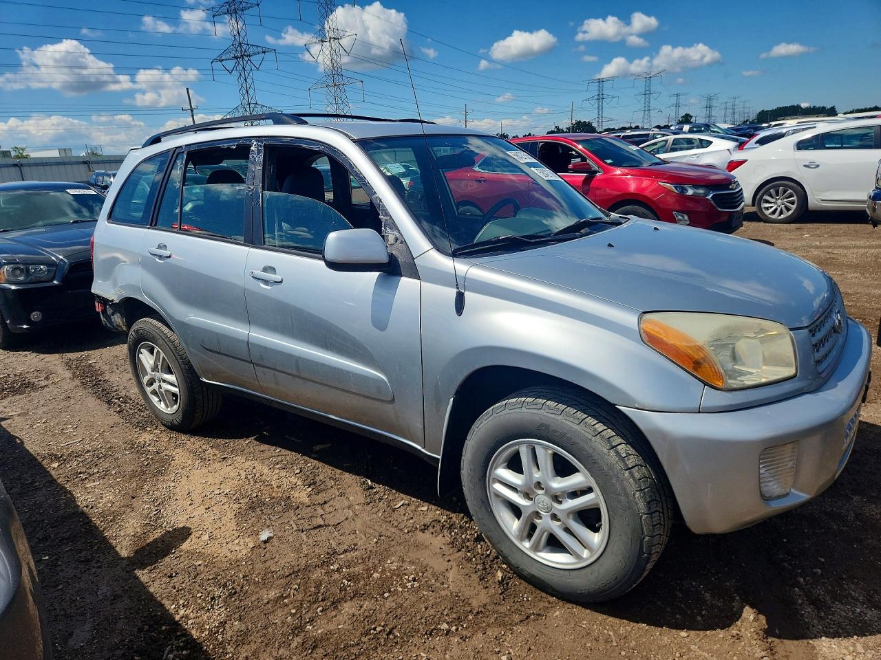 2001 Toyota Rav4 Base Серебряный vin: JTEHH20V710102394