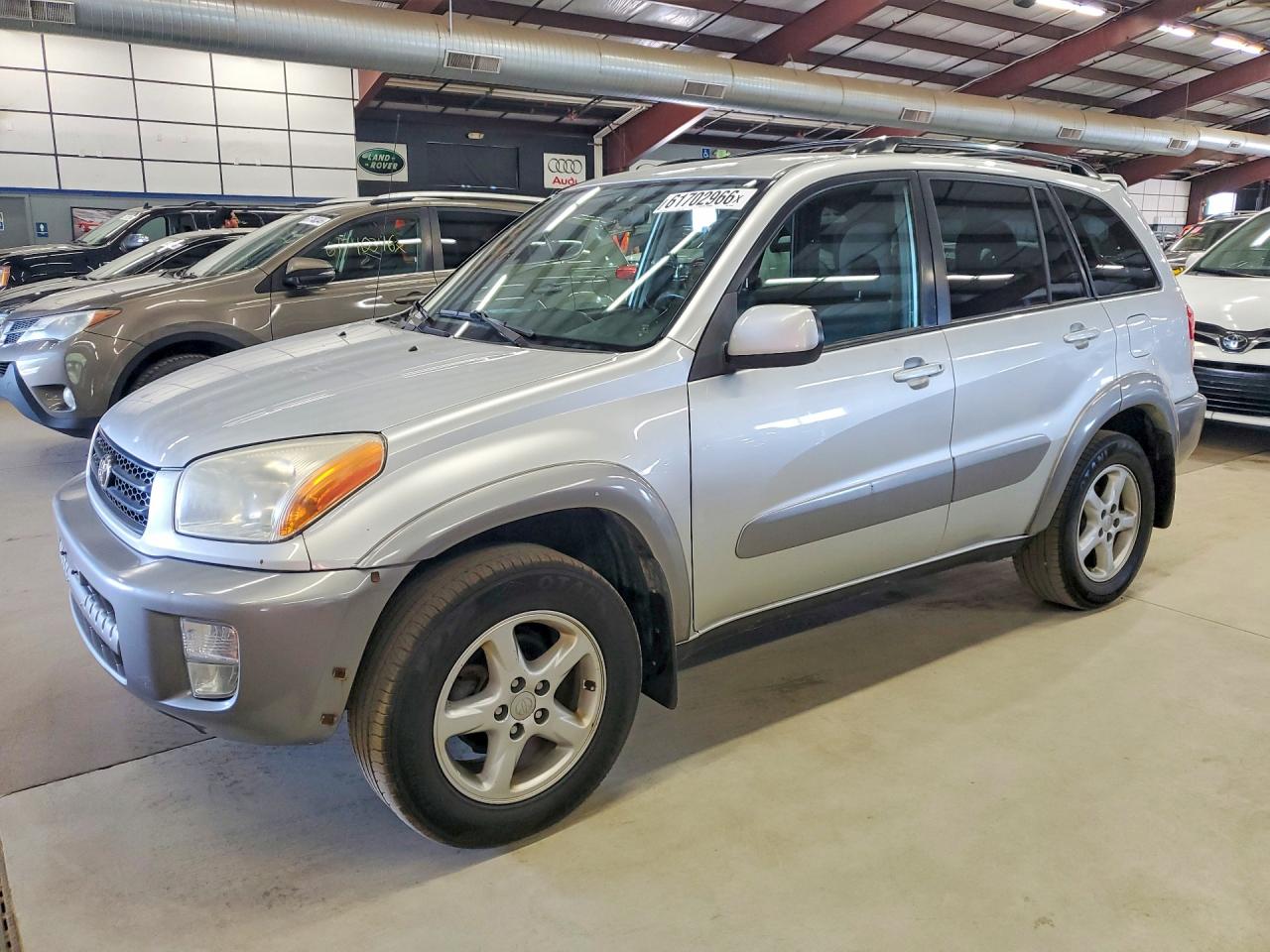 2001 Toyota Rav4 Base Silver vin: JTEHH20V710102430