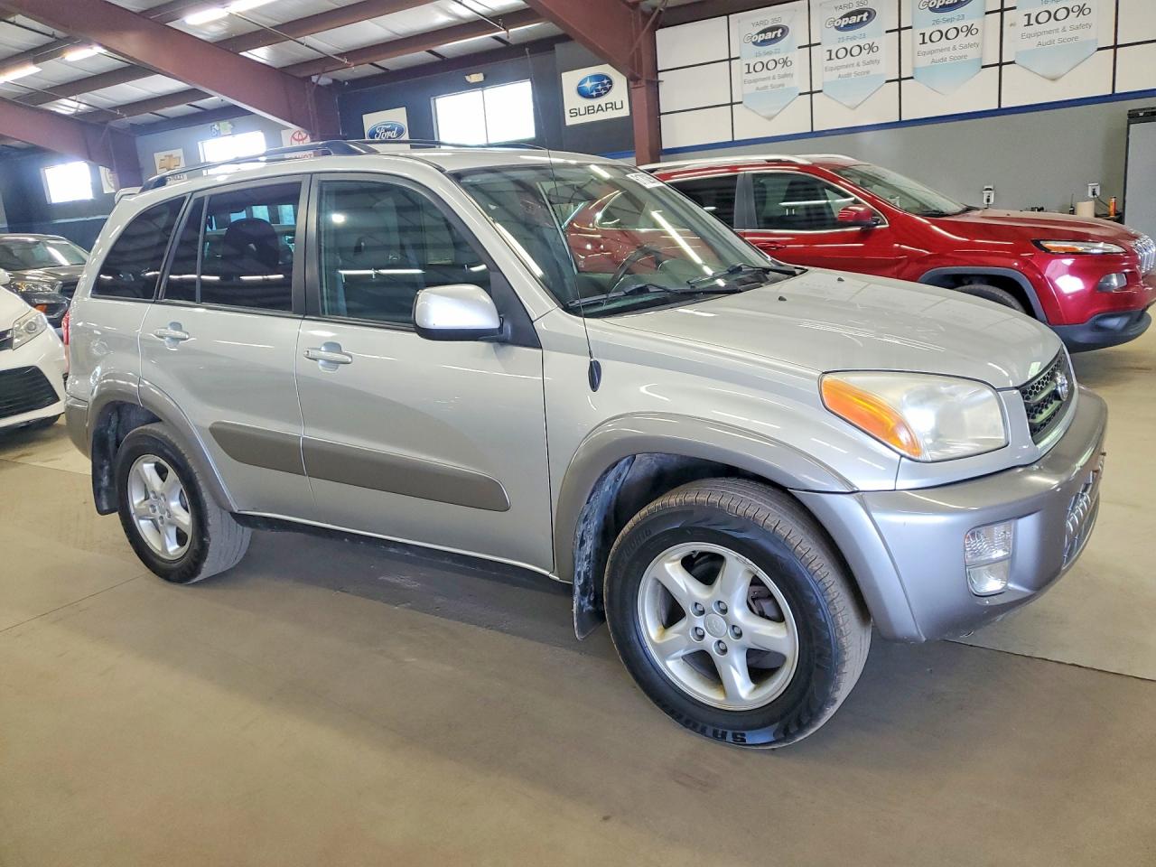 2001 Toyota Rav4 Base Silver vin: JTEHH20V710102430