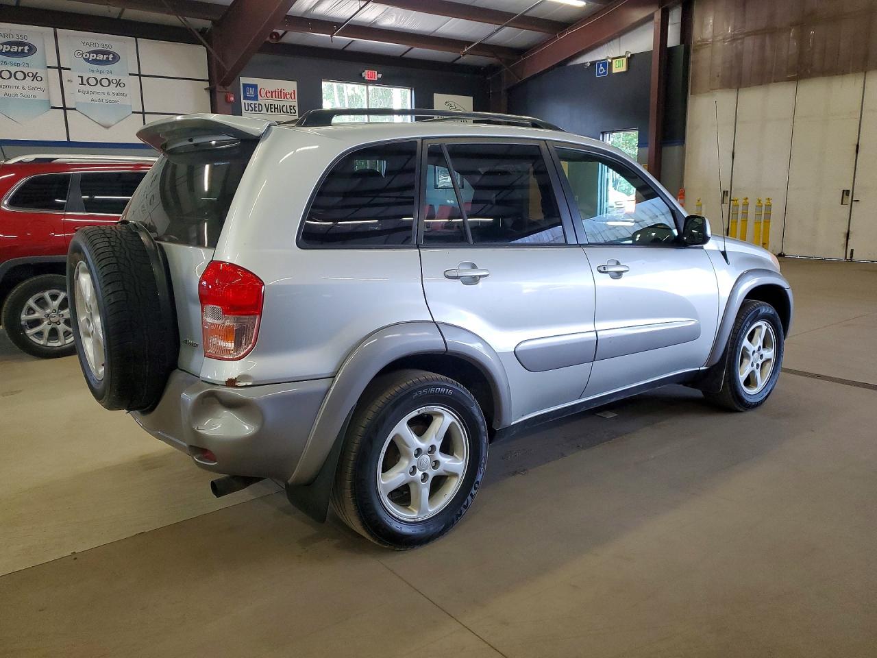 2001 Toyota Rav4 Base Silver vin: JTEHH20V710102430