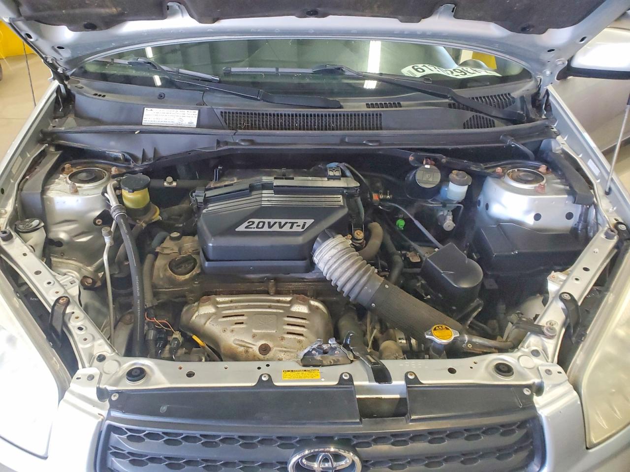 2001 Toyota Rav4 Base Silver vin: JTEHH20V710102430