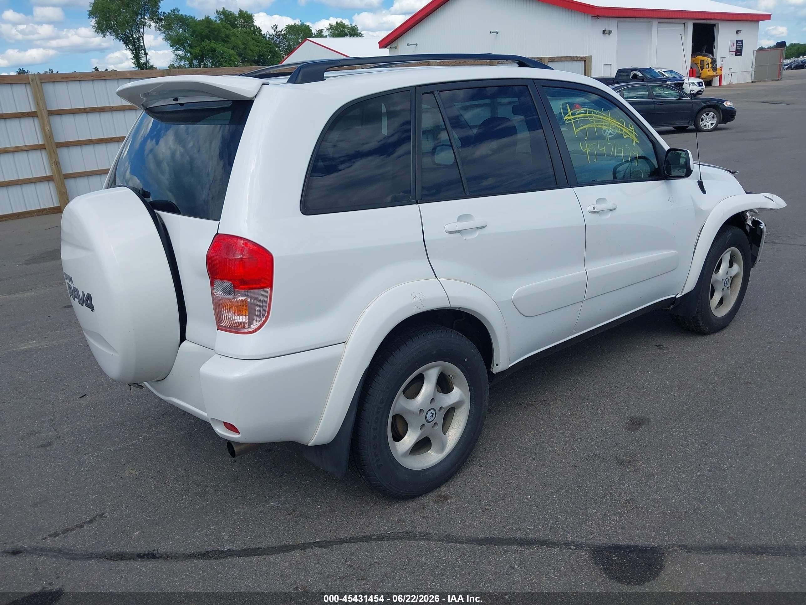2002 Toyota Rav4   White vin: JTEHH20V720137759