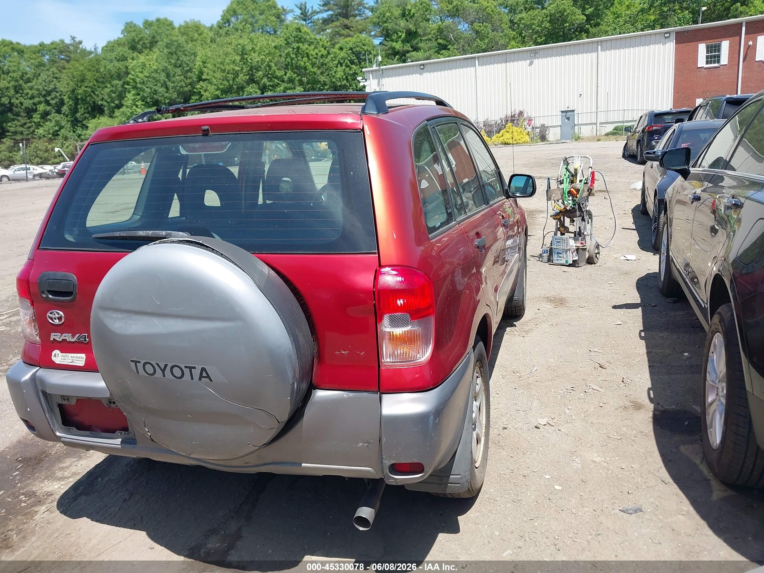 2002 Toyota Rav4   Red vin: JTEHH20V720175881