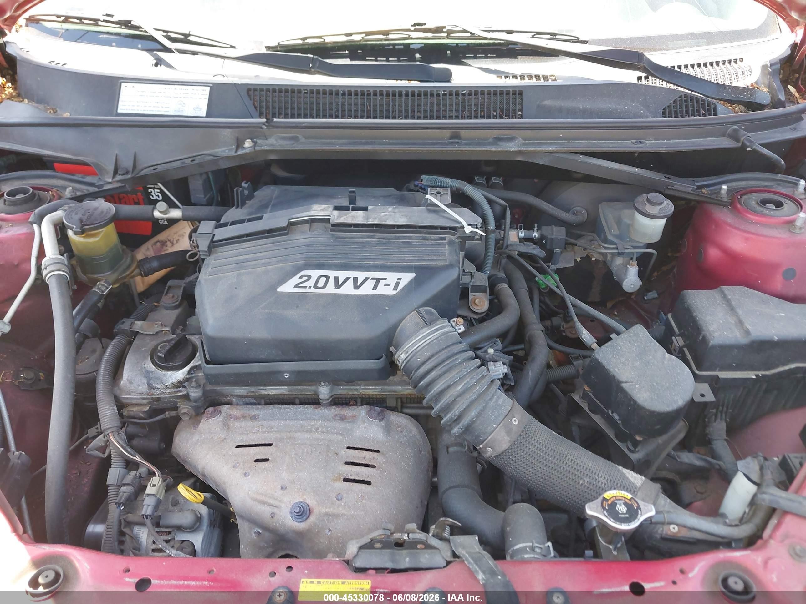2002 Toyota Rav4   Red vin: JTEHH20V720175881