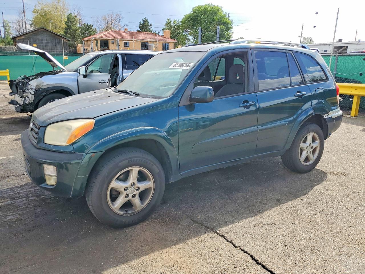 2002 Toyota Rav4 Base Green vin: JTEHH20V726037786