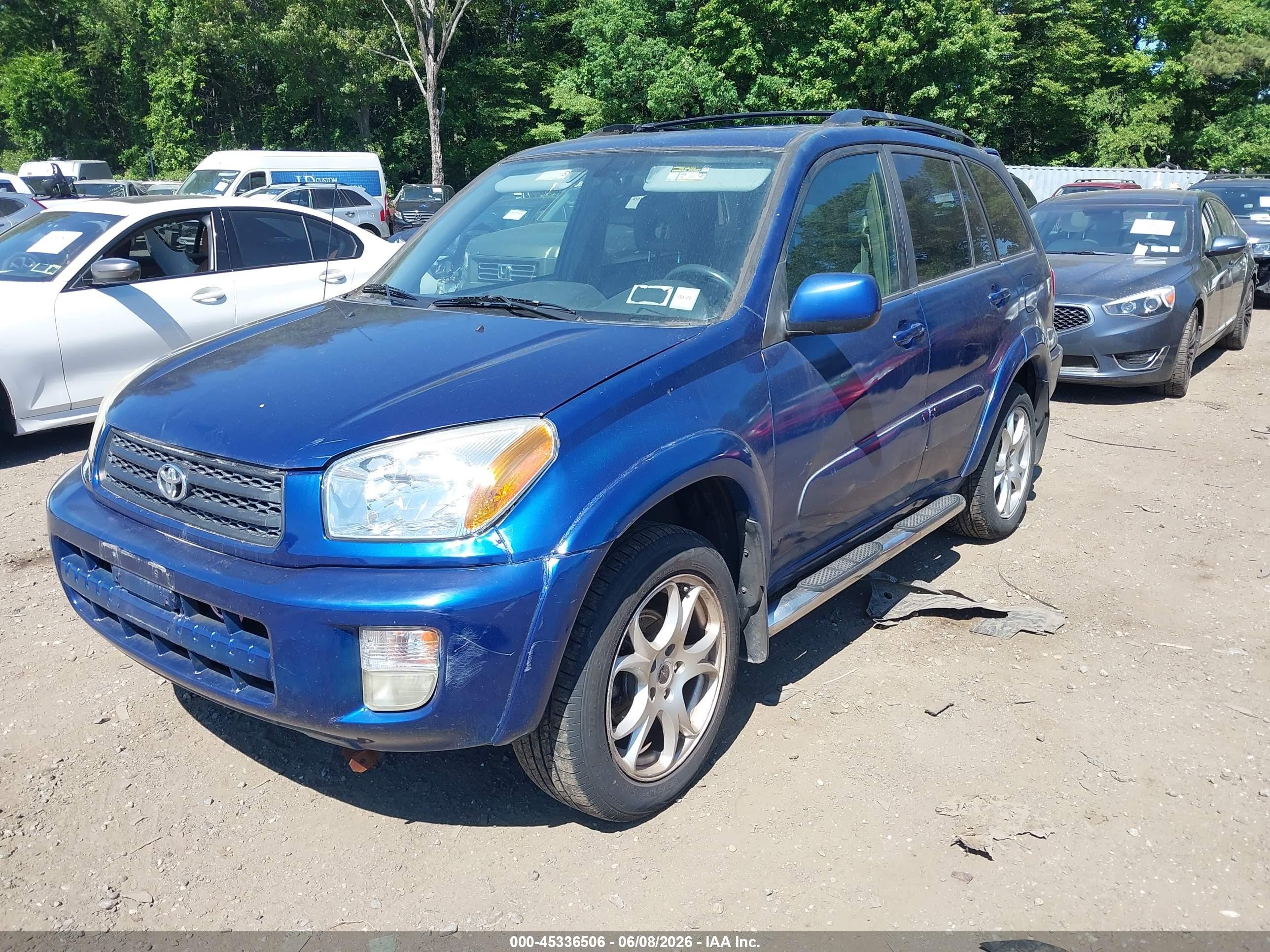 2002 Toyota Rav4   Blue vin: JTEHH20V726046844