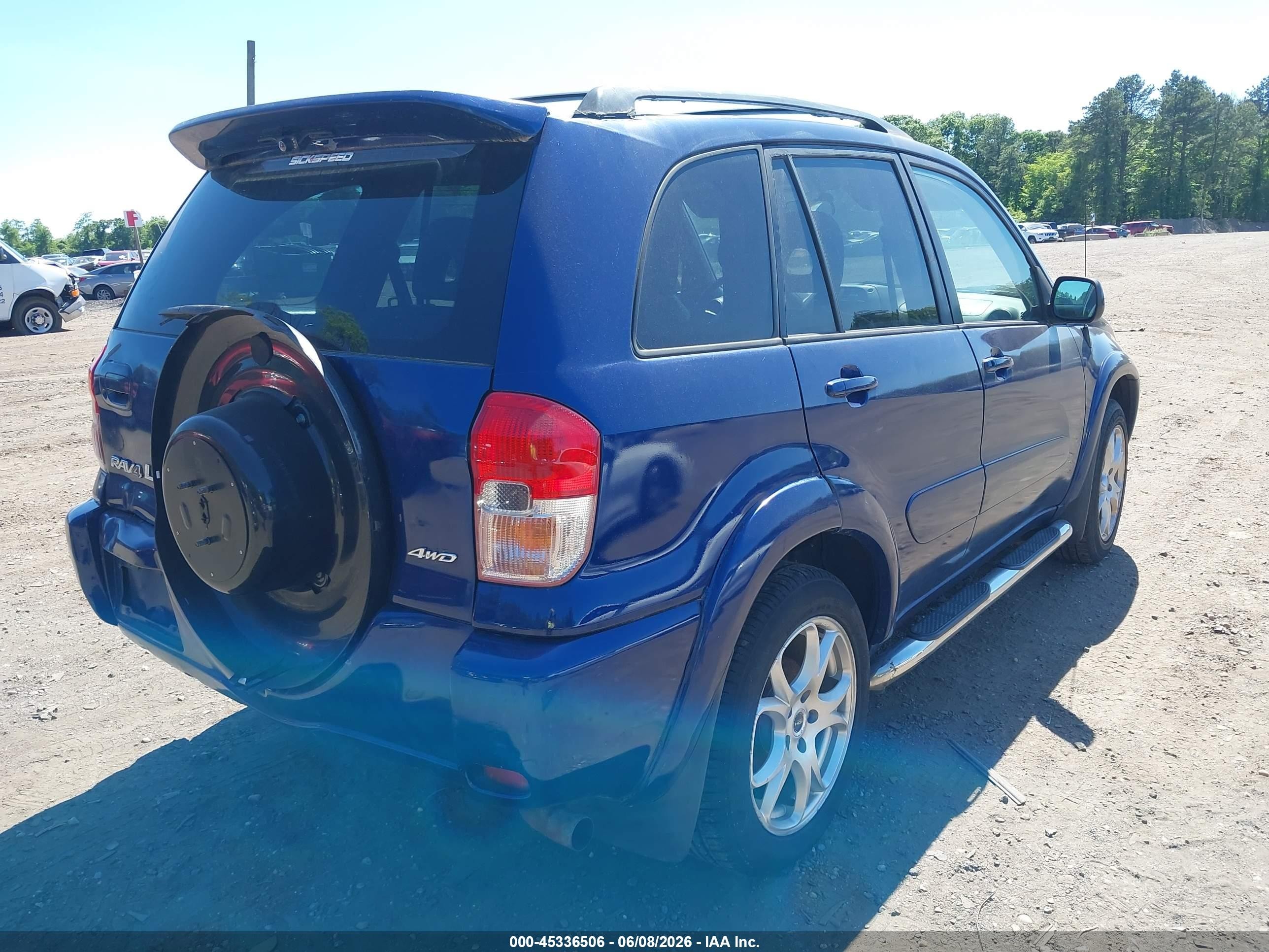 2002 Toyota Rav4   Blue vin: JTEHH20V726046844