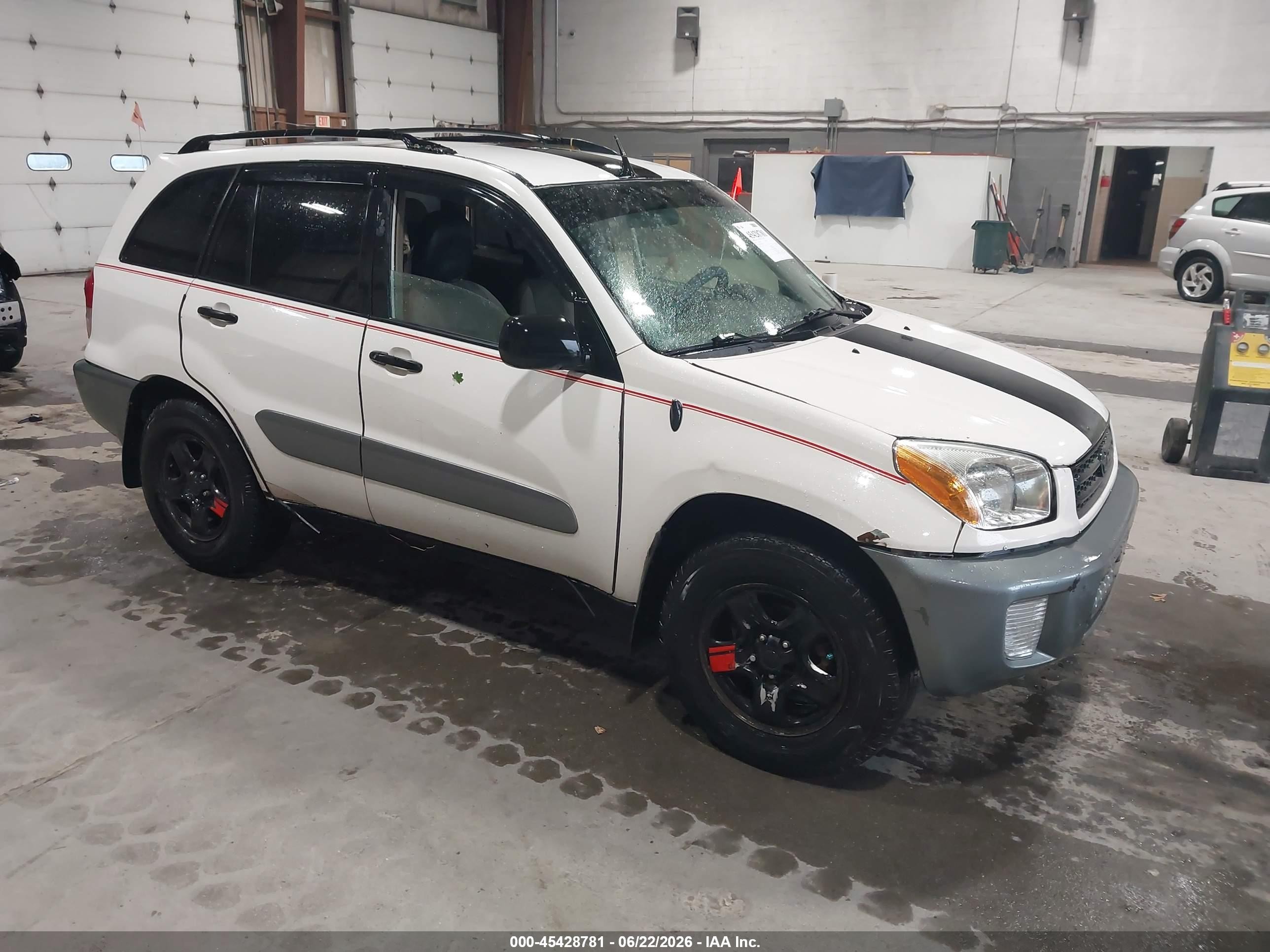 2002 Toyota Rav4   Белый vin: JTEHH20V726053566