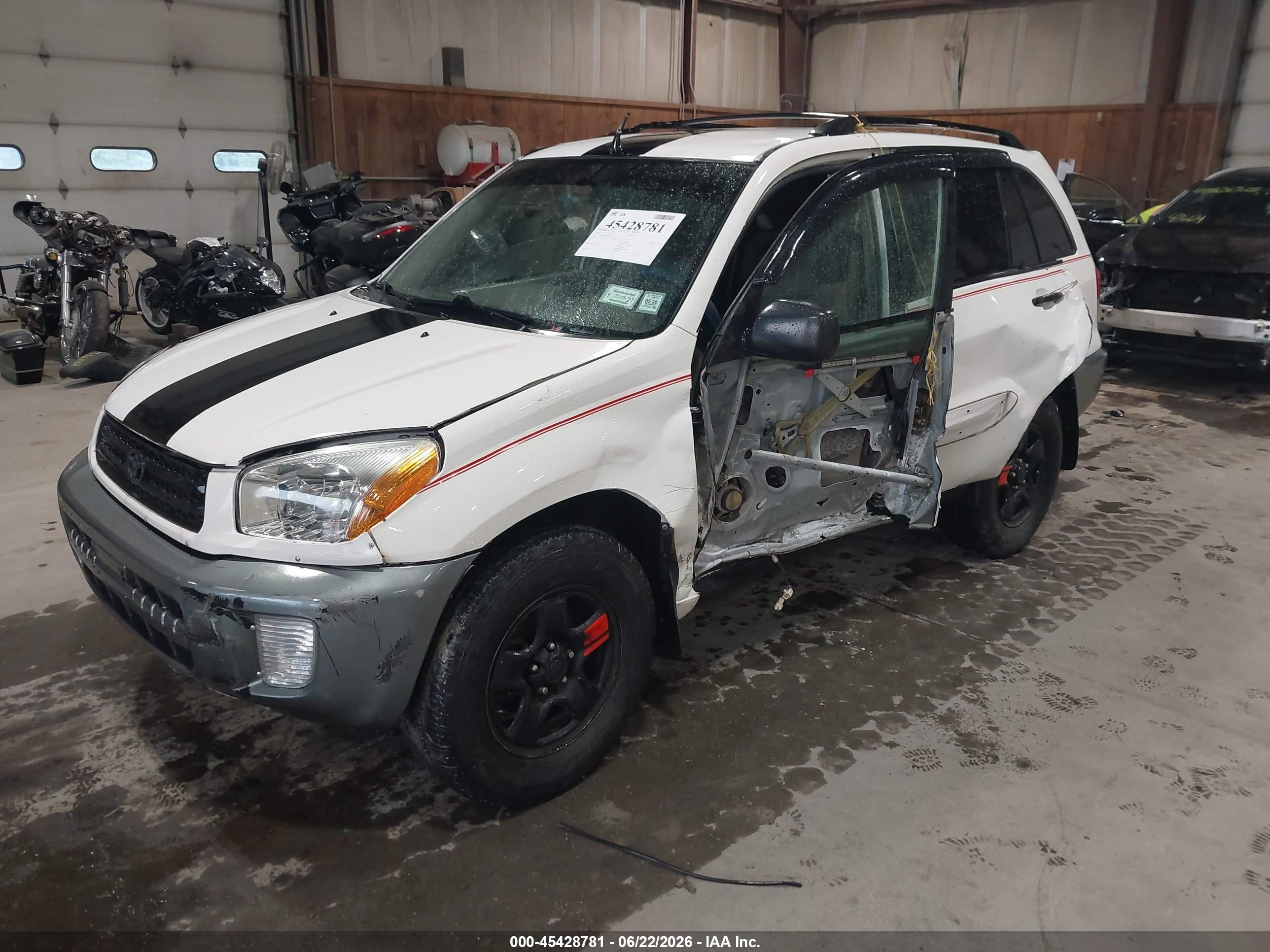 2002 Toyota Rav4   Белый vin: JTEHH20V726053566