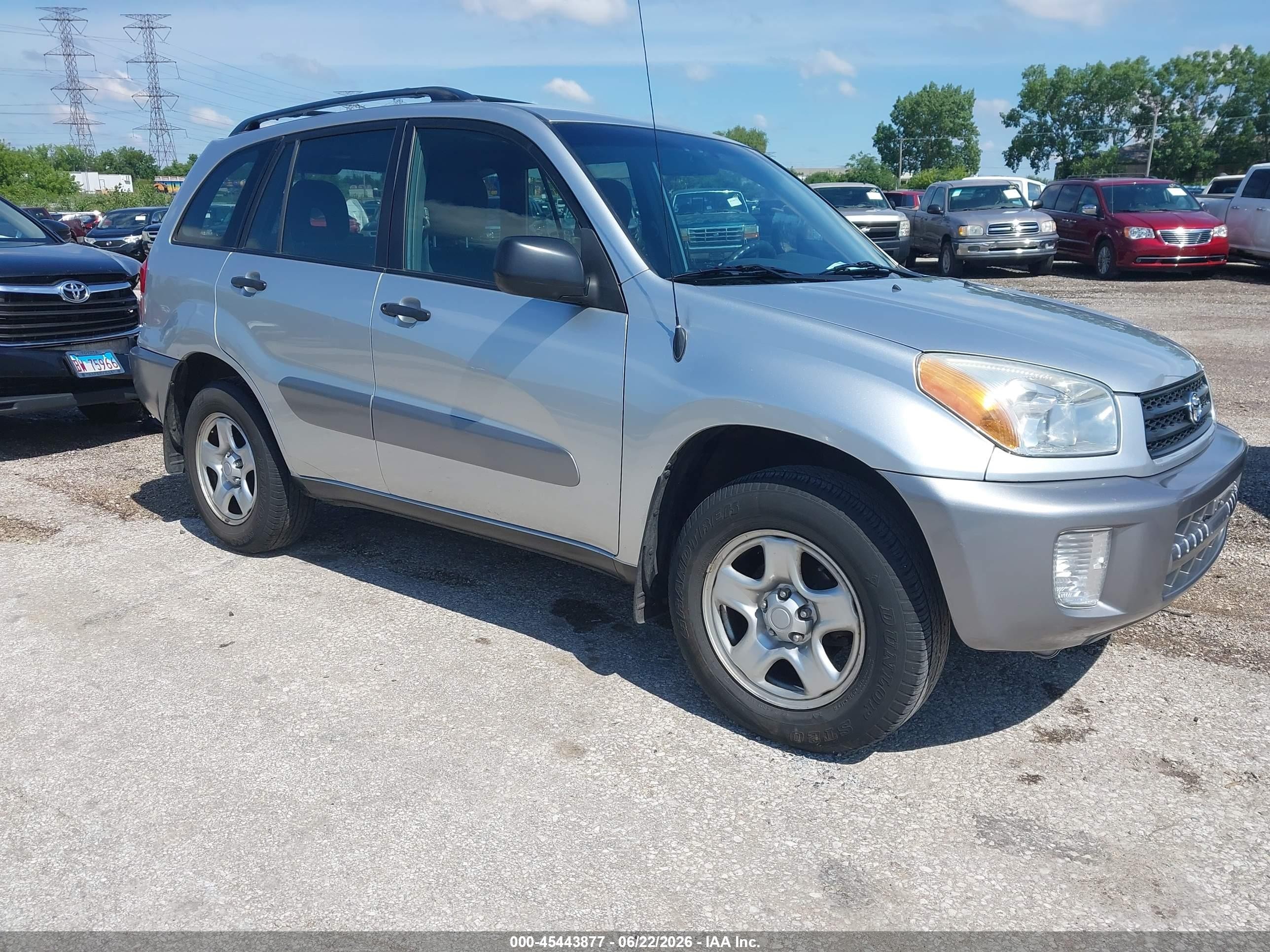 2002 Toyota Rav4   Silver vin: JTEHH20V726061876