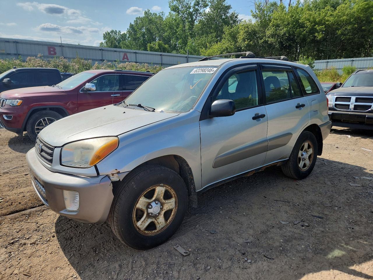 2003 Toyota Rav4 Base Silver vin: JTEHH20V730231223