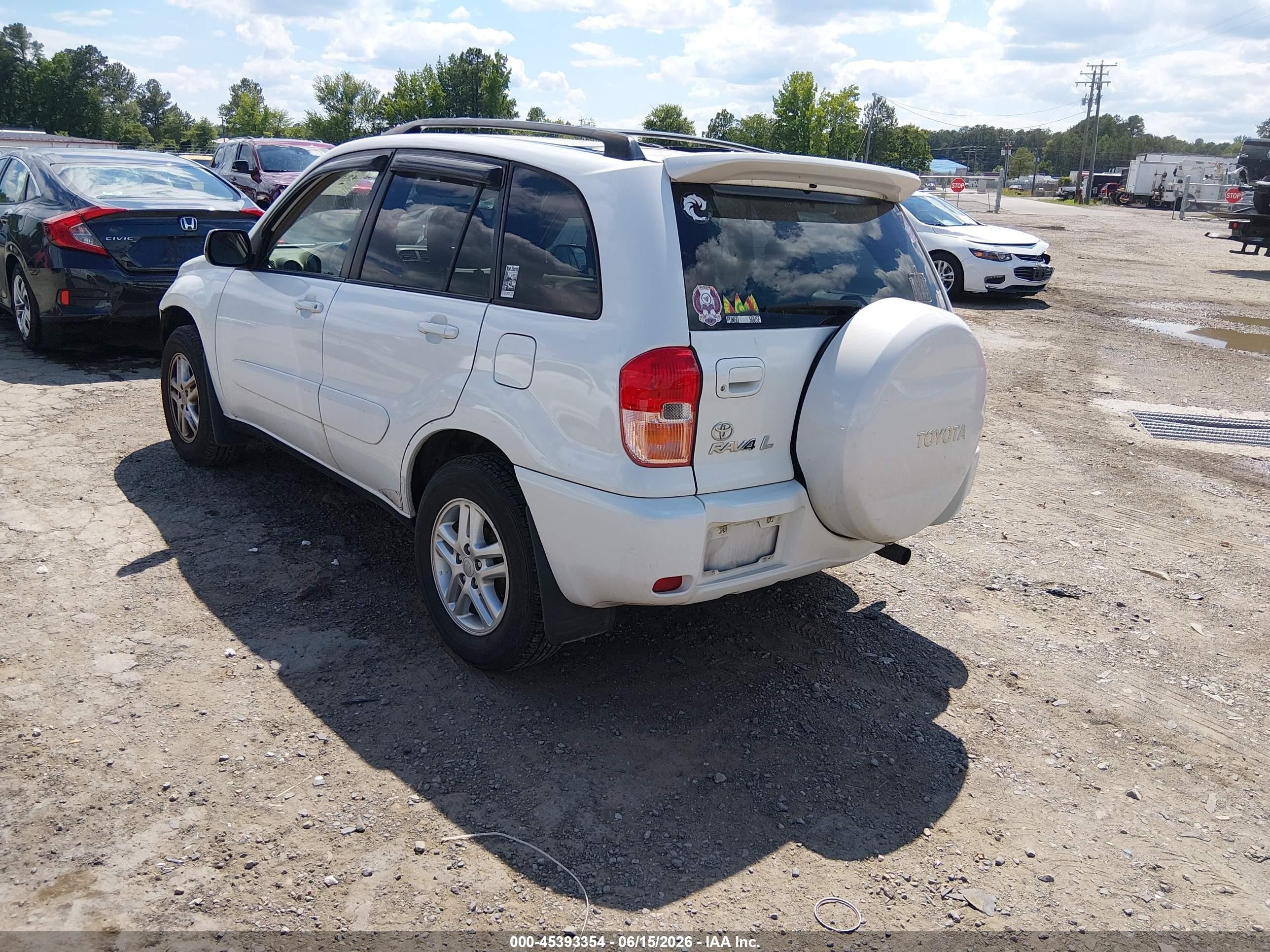 2003 Toyota Rav4   Белый vin: JTEHH20V730257207