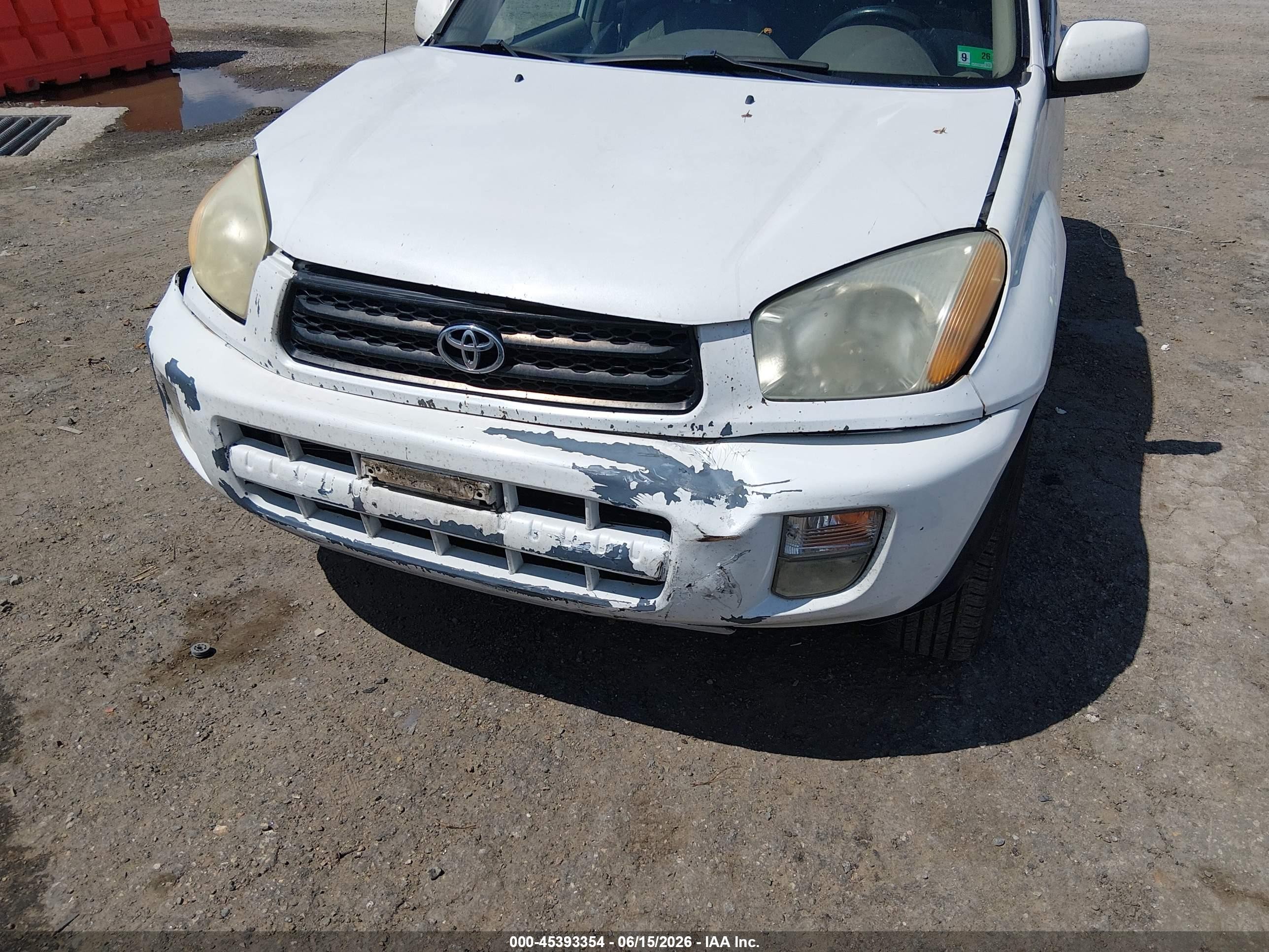 2003 Toyota Rav4   Белый vin: JTEHH20V730257207