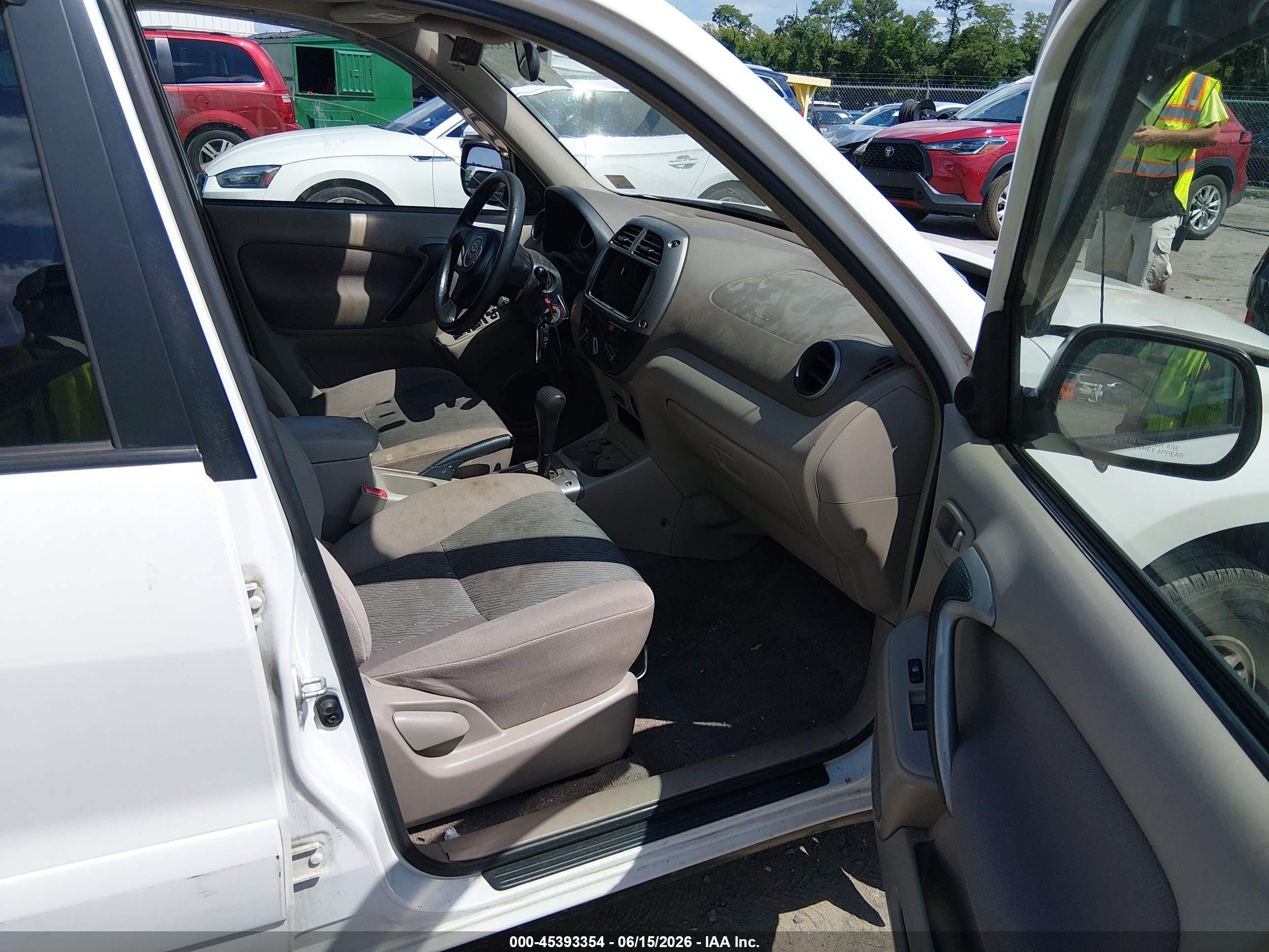 2003 Toyota Rav4   Белый vin: JTEHH20V730257207