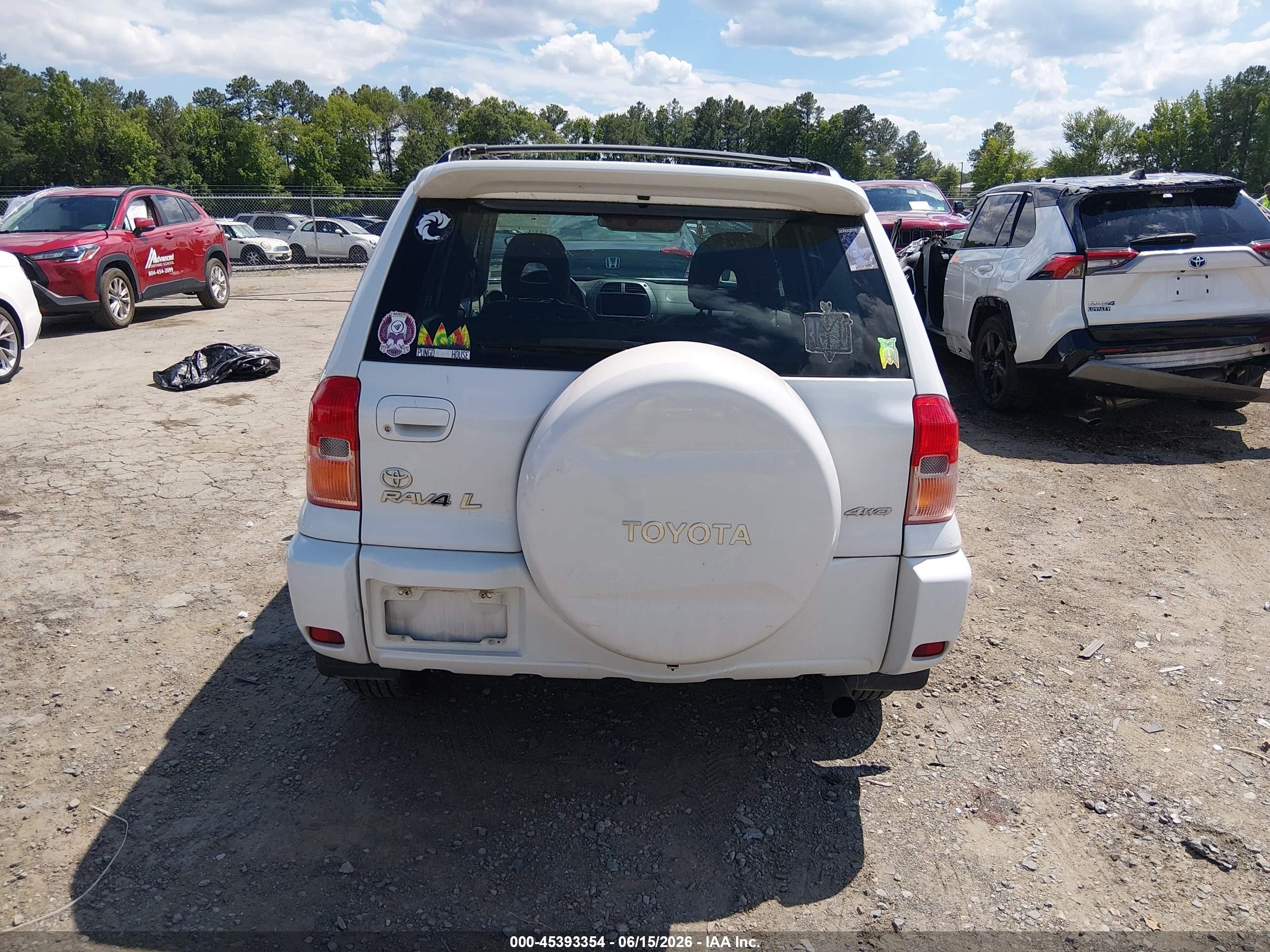 2003 Toyota Rav4   Белый vin: JTEHH20V730257207